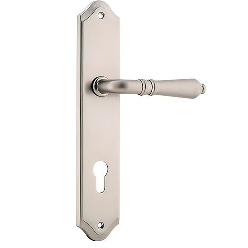 Iver Sarlat Lever Door Handle on Shouldered Backplate