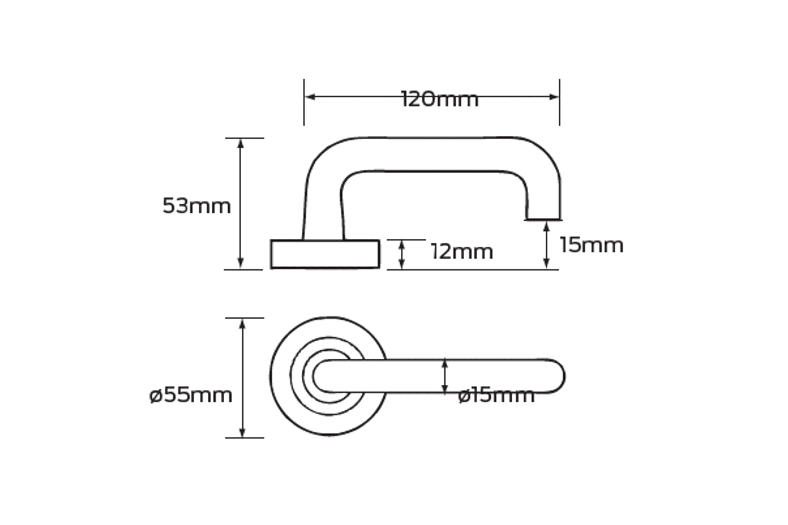 Legge 8000 Series Alpha (29) Door Furniture