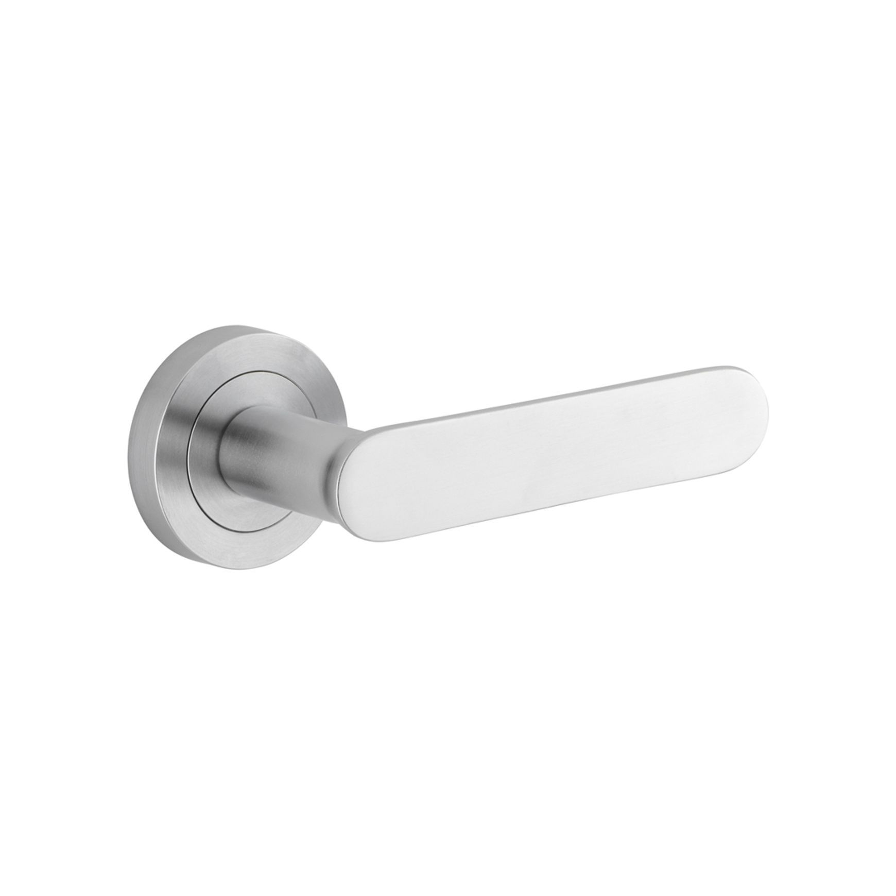 Iver Bronte Door Lever on Round Rose Passage