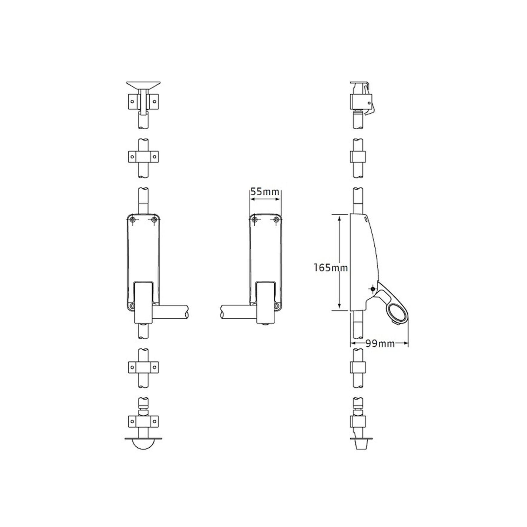 Briton Panic Bar Pack with Outside Lever LPED002