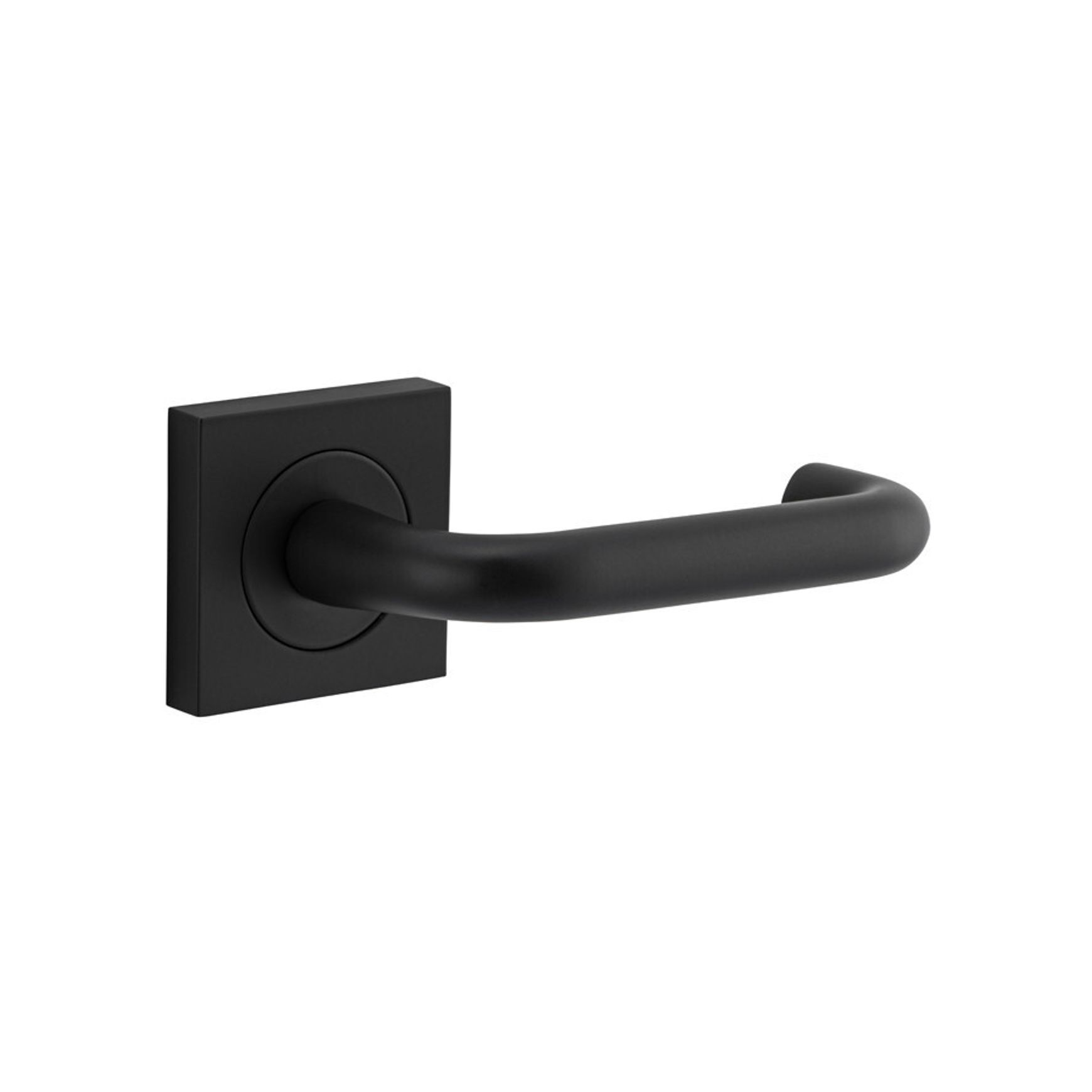 Iver Oslo Square Lever Door Handle on Rose Passage