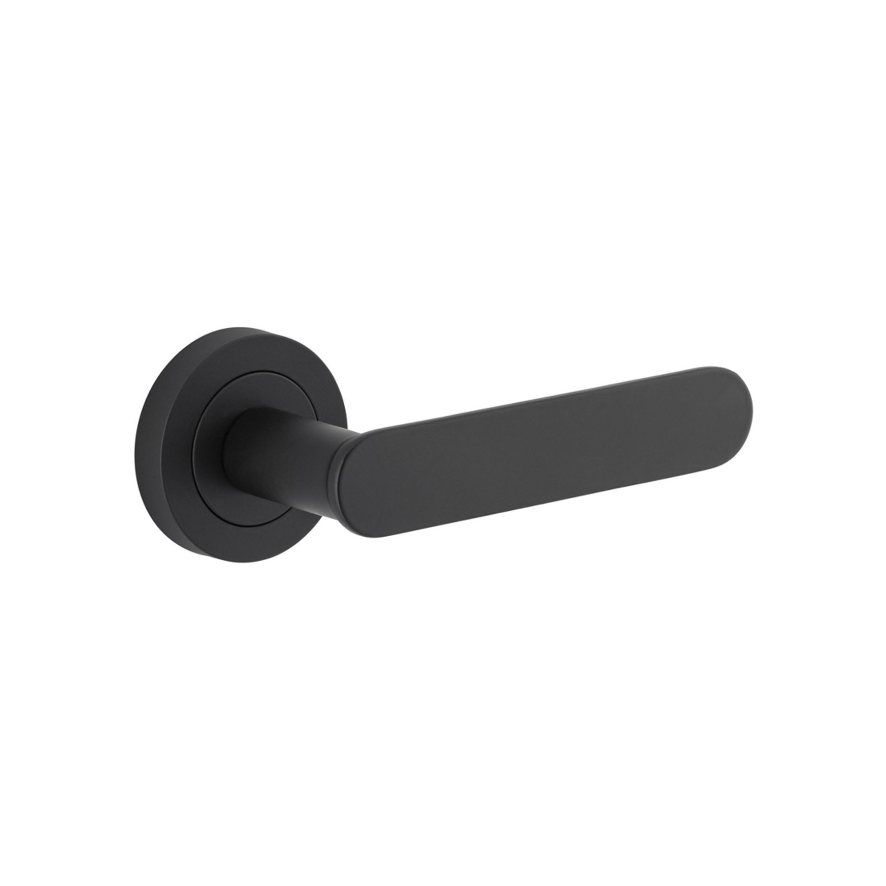Iver Bronte Door Lever on Round Rose Passage