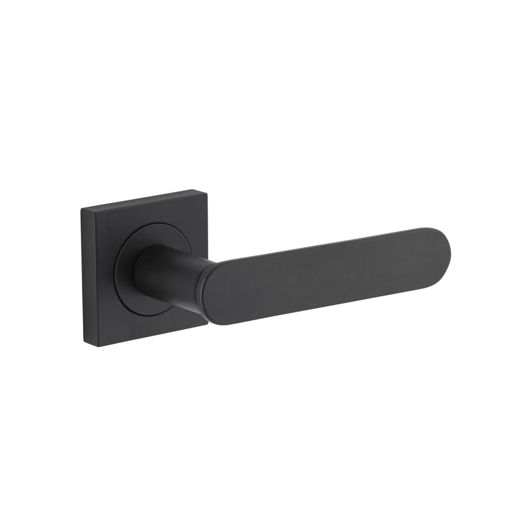 Iver Bronte Door Lever Handle on Square Rose Passage