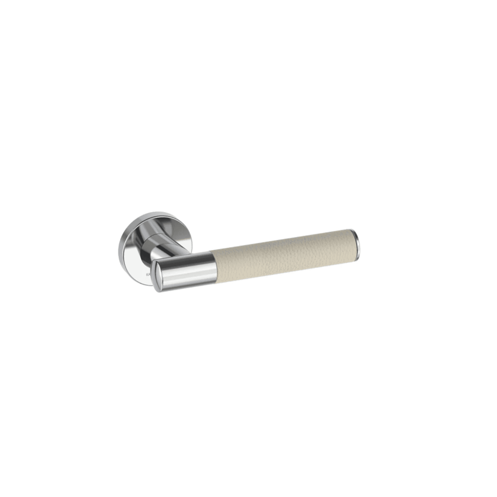Kawajun Solid Brass and Leather Door Leverset TCC