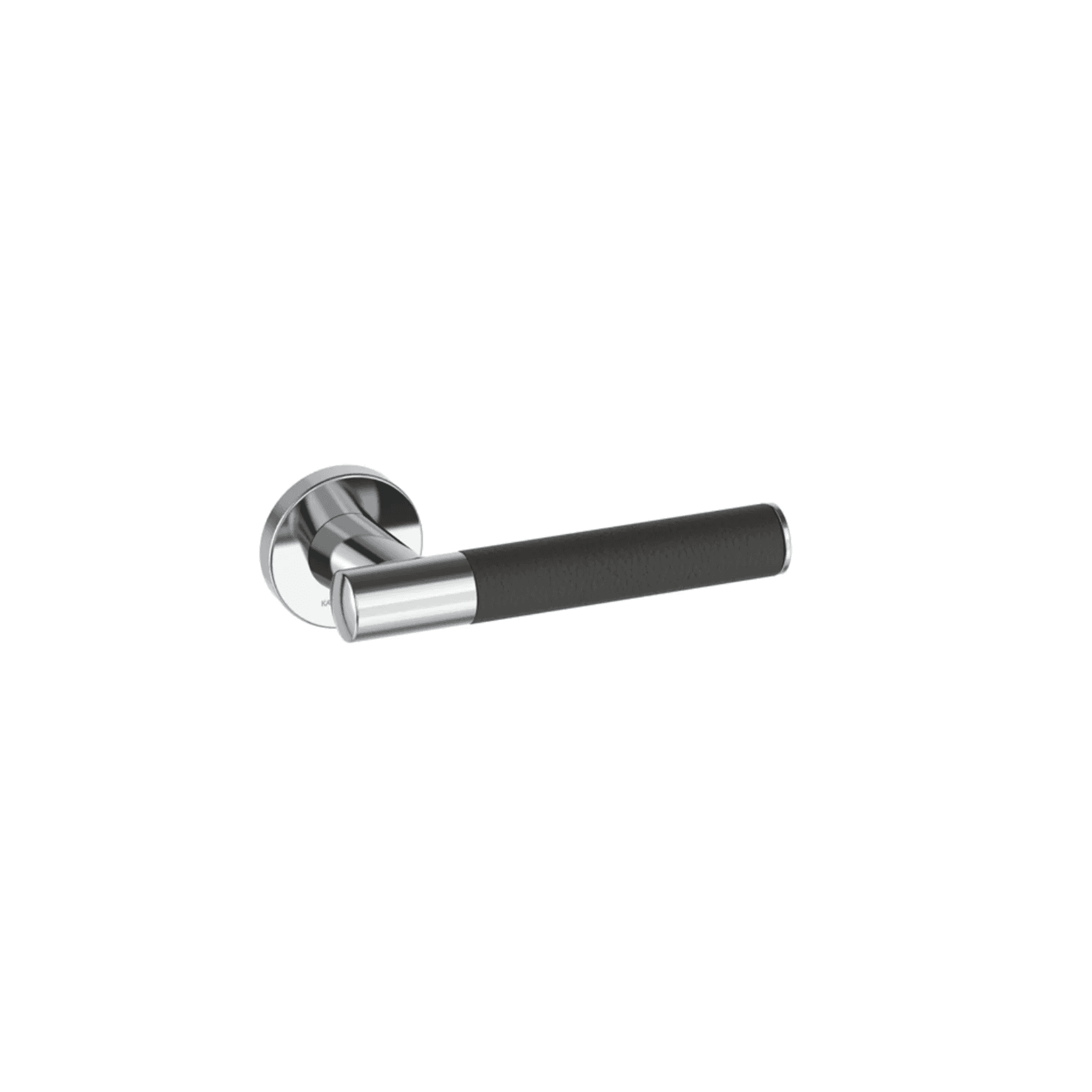 Kawajun Solid Brass and Leather Door Leverset TCC