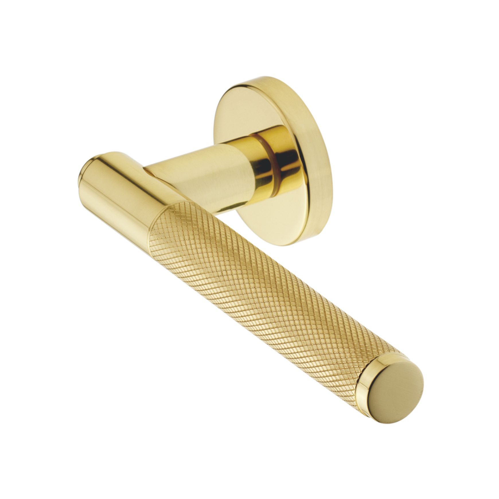 Manital Syntax Knurled Door Lever Passage Set