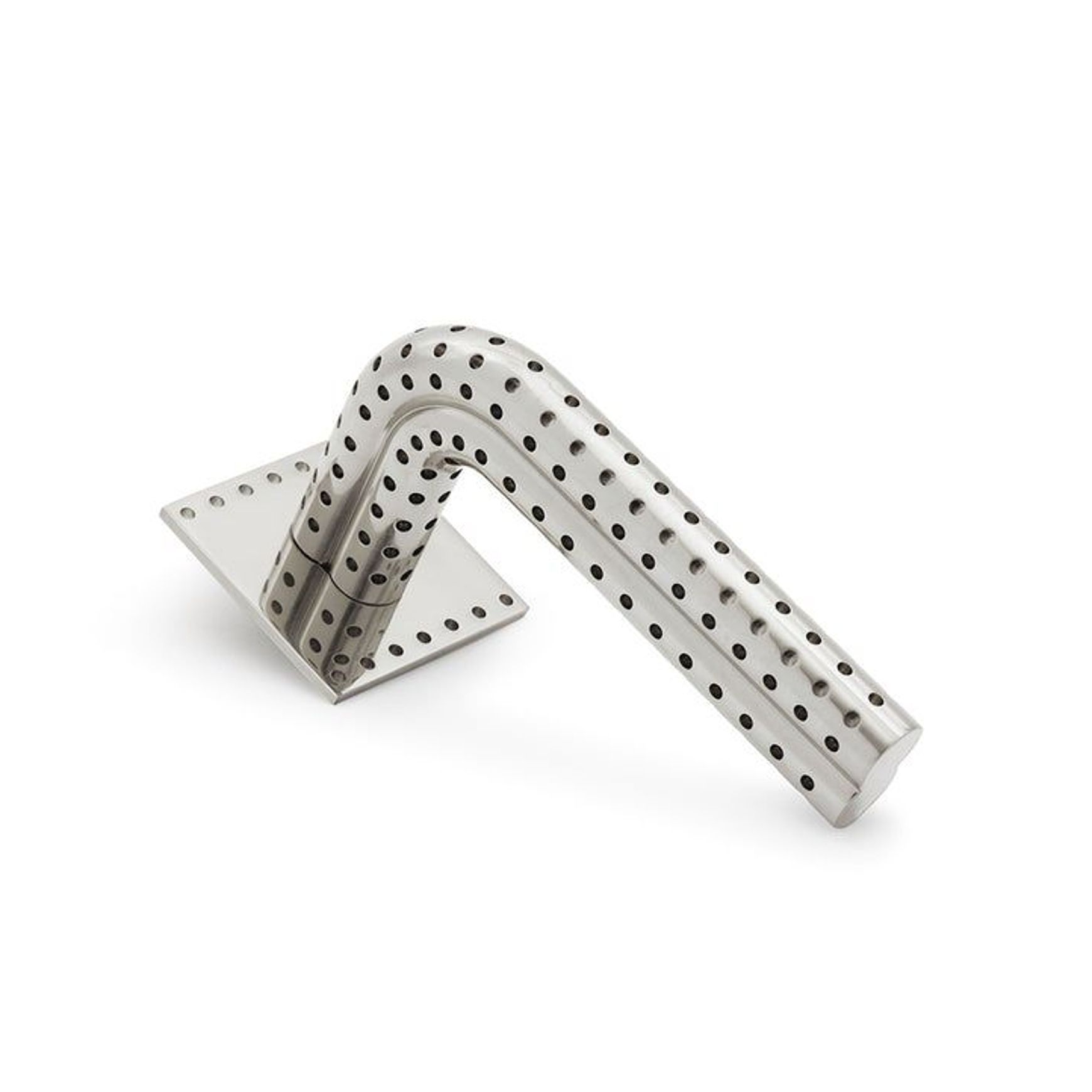 Stardust Perforated Lever Handle on Rose