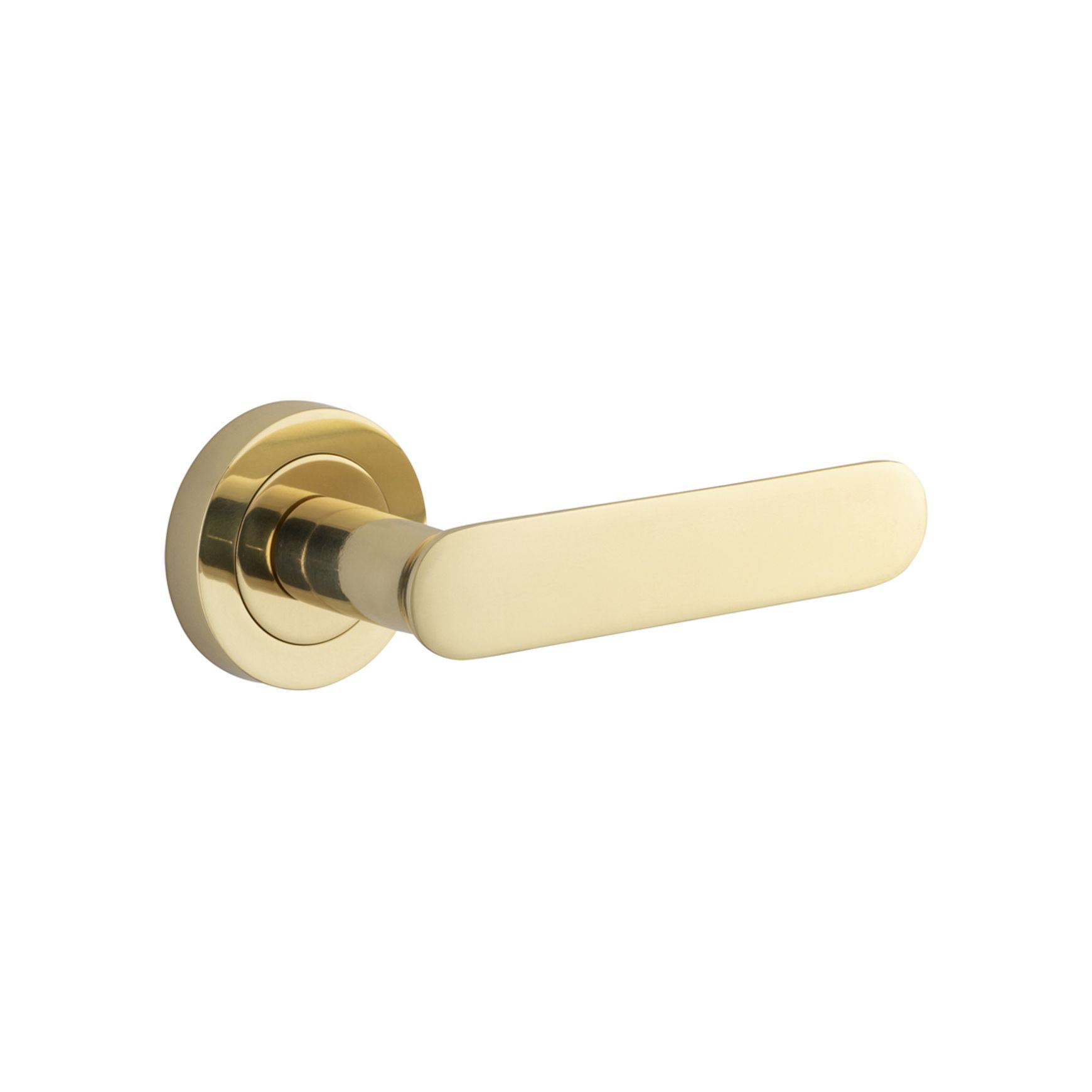 Iver Bronte Door Lever on Round Rose Passage