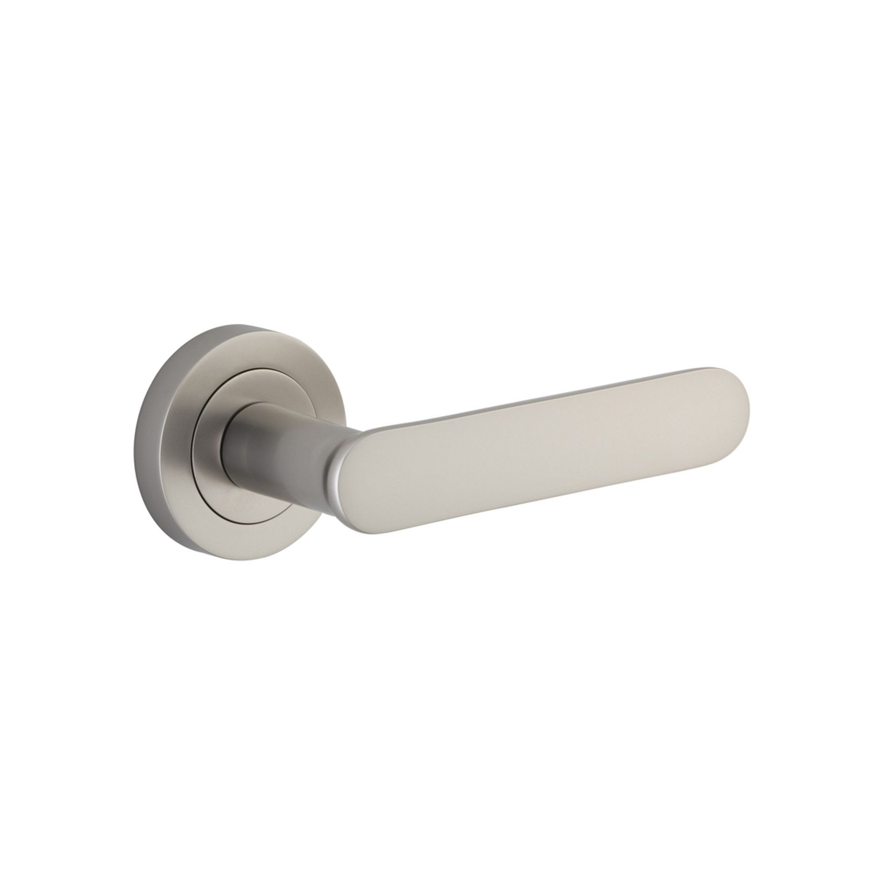 Iver Bronte Door Lever on Round Rose Passage