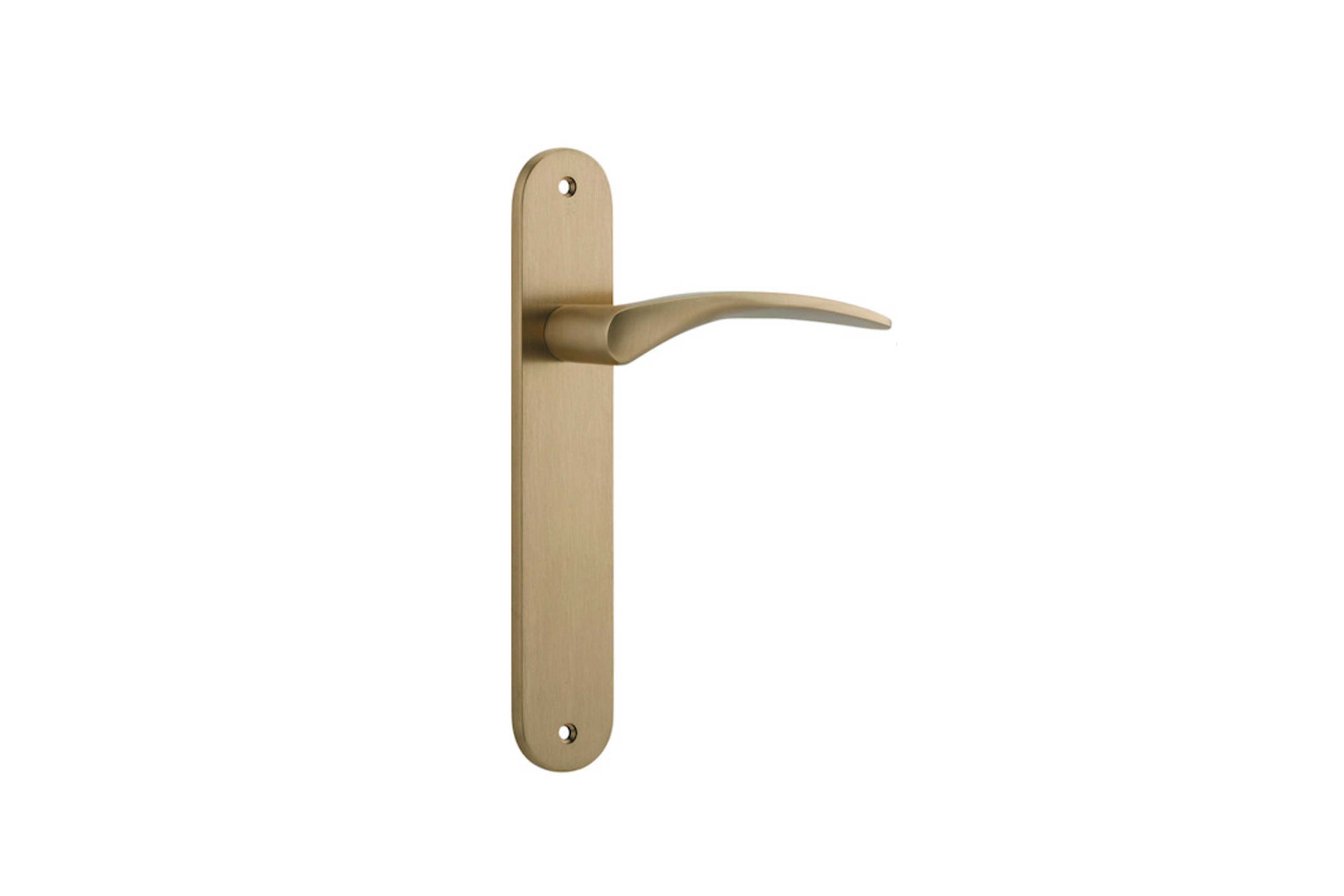 Oxford Door Lever Oval Backplate