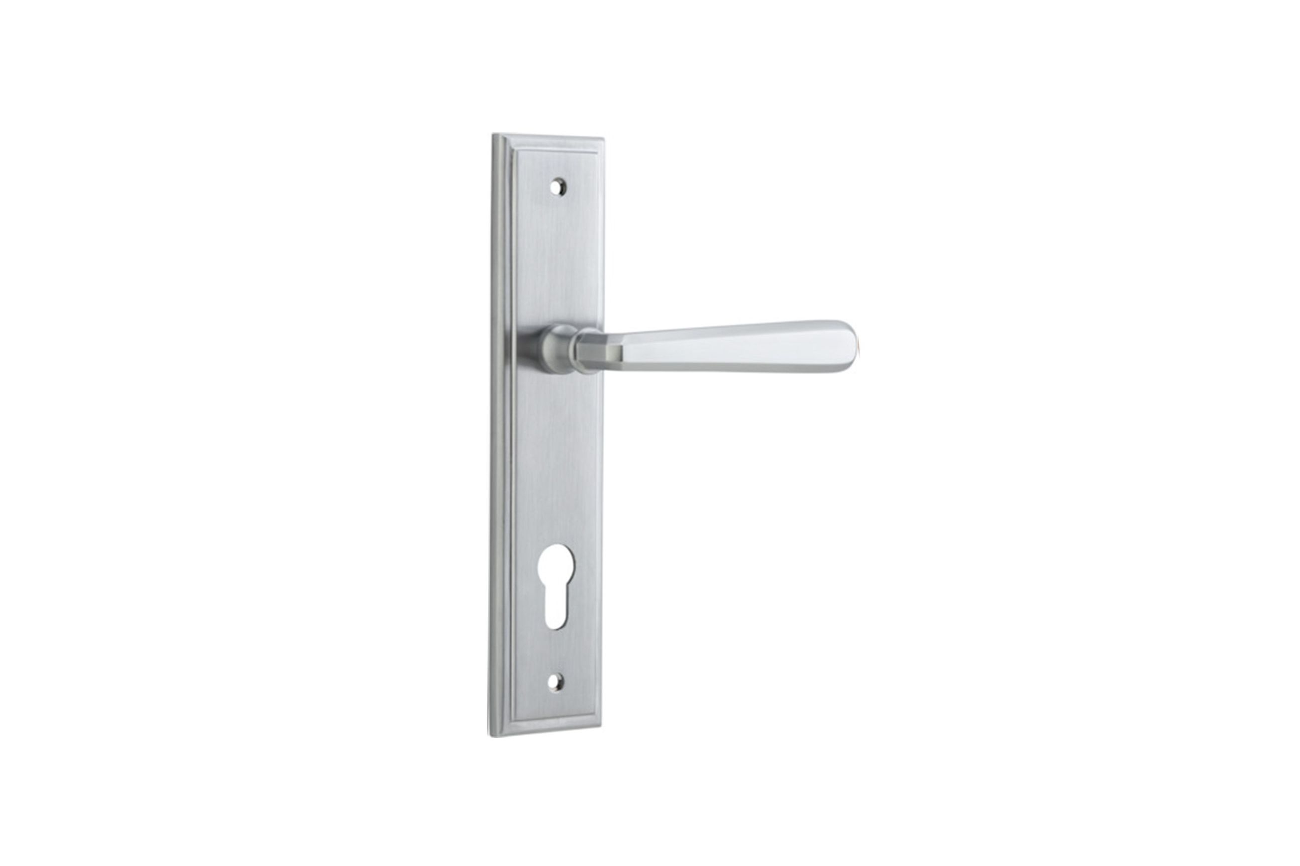 Copenhagen Door Lever Stepped Backplate
