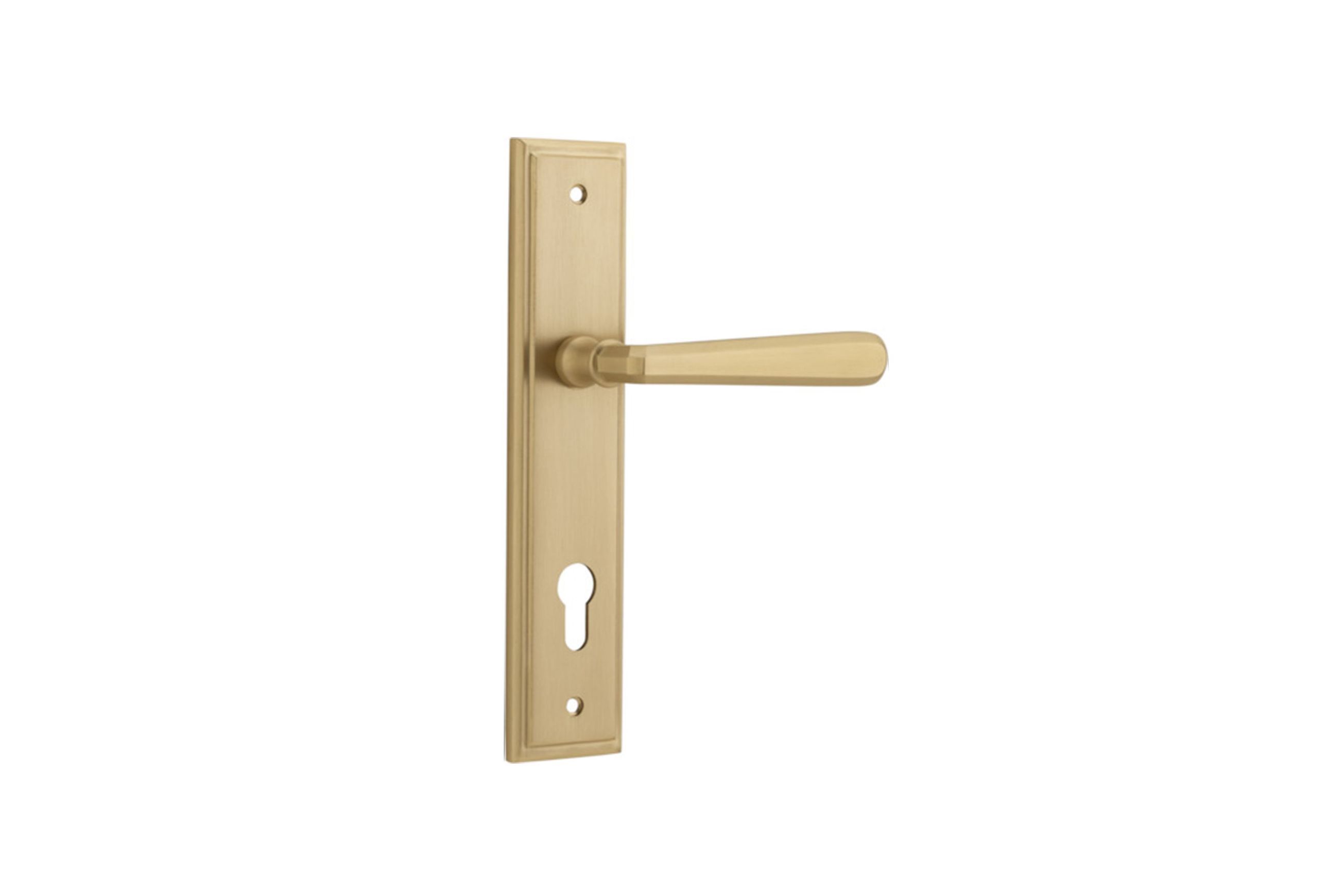 Copenhagen Door Lever Stepped Backplate