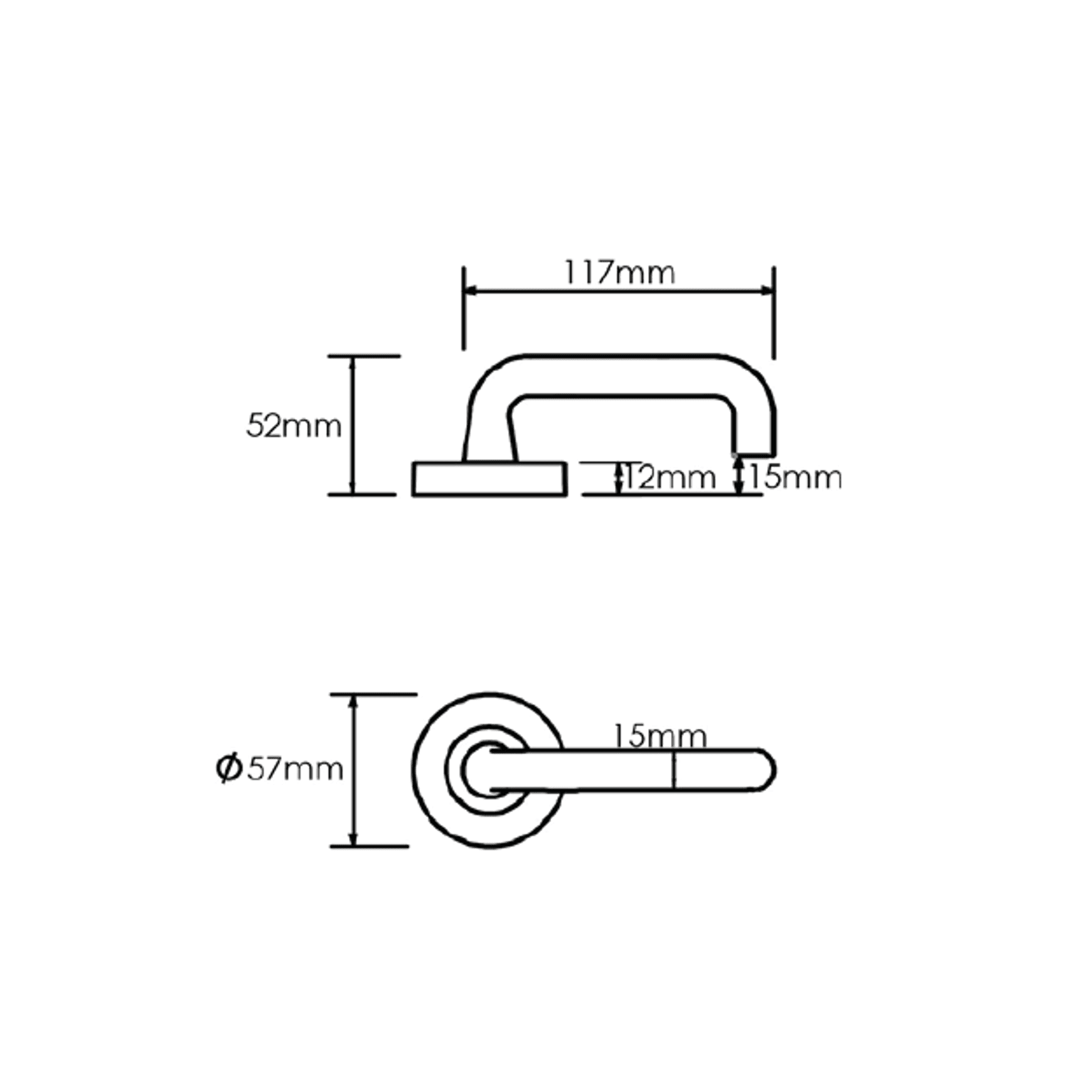 Schlage Form Series Alpha Door Lever