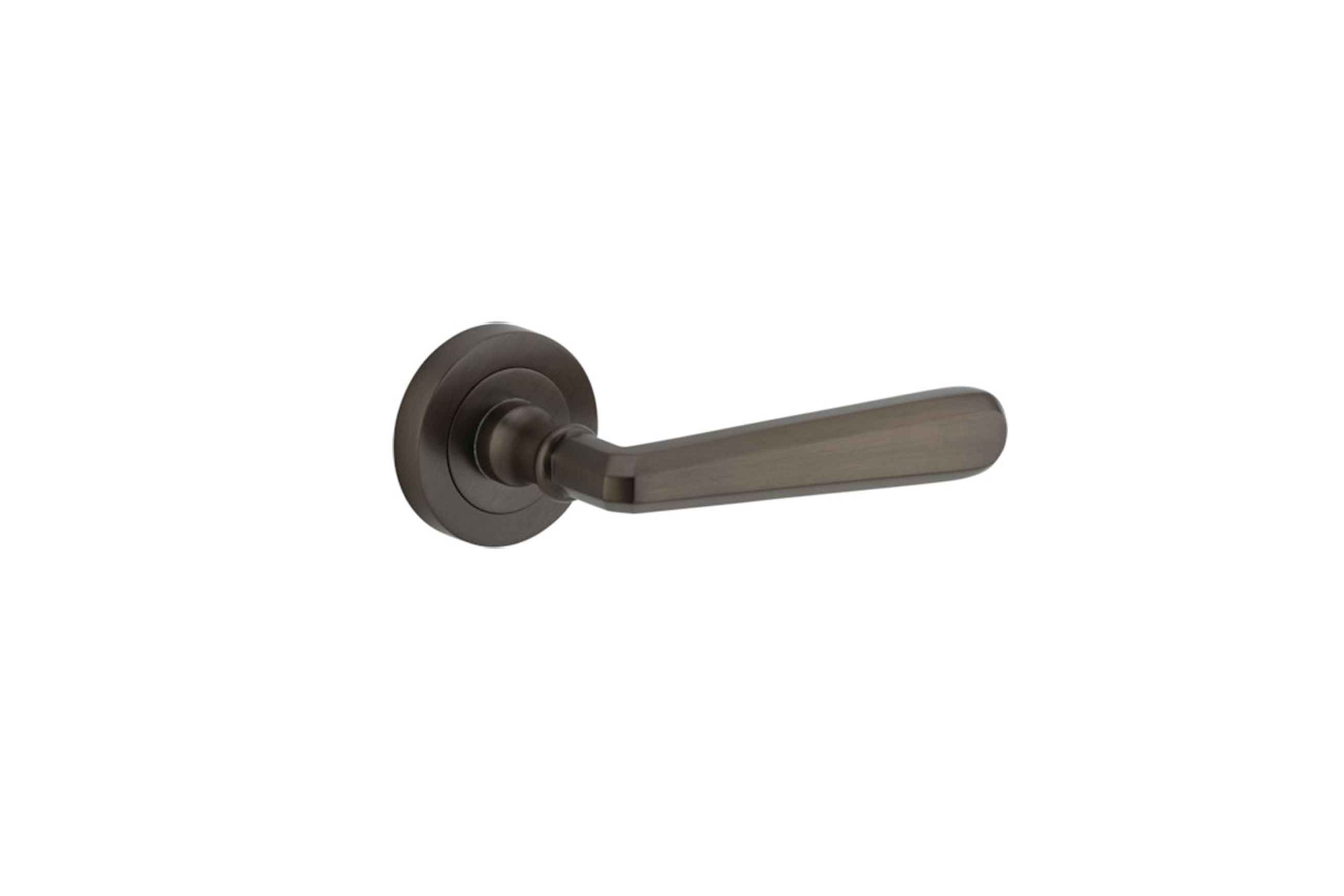 Copenhagen Door Lever Round Rose
