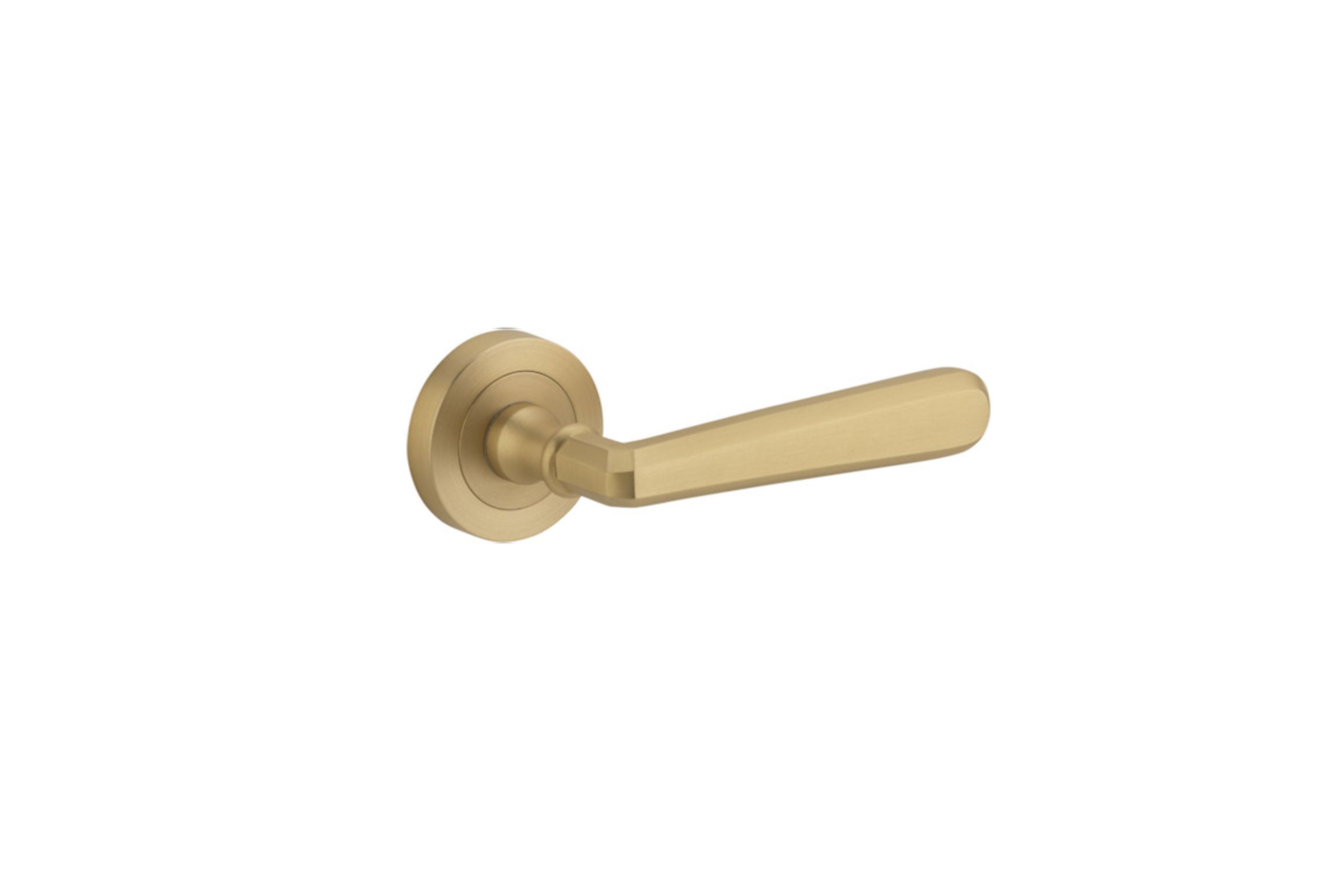 Copenhagen Door Lever Round Rose