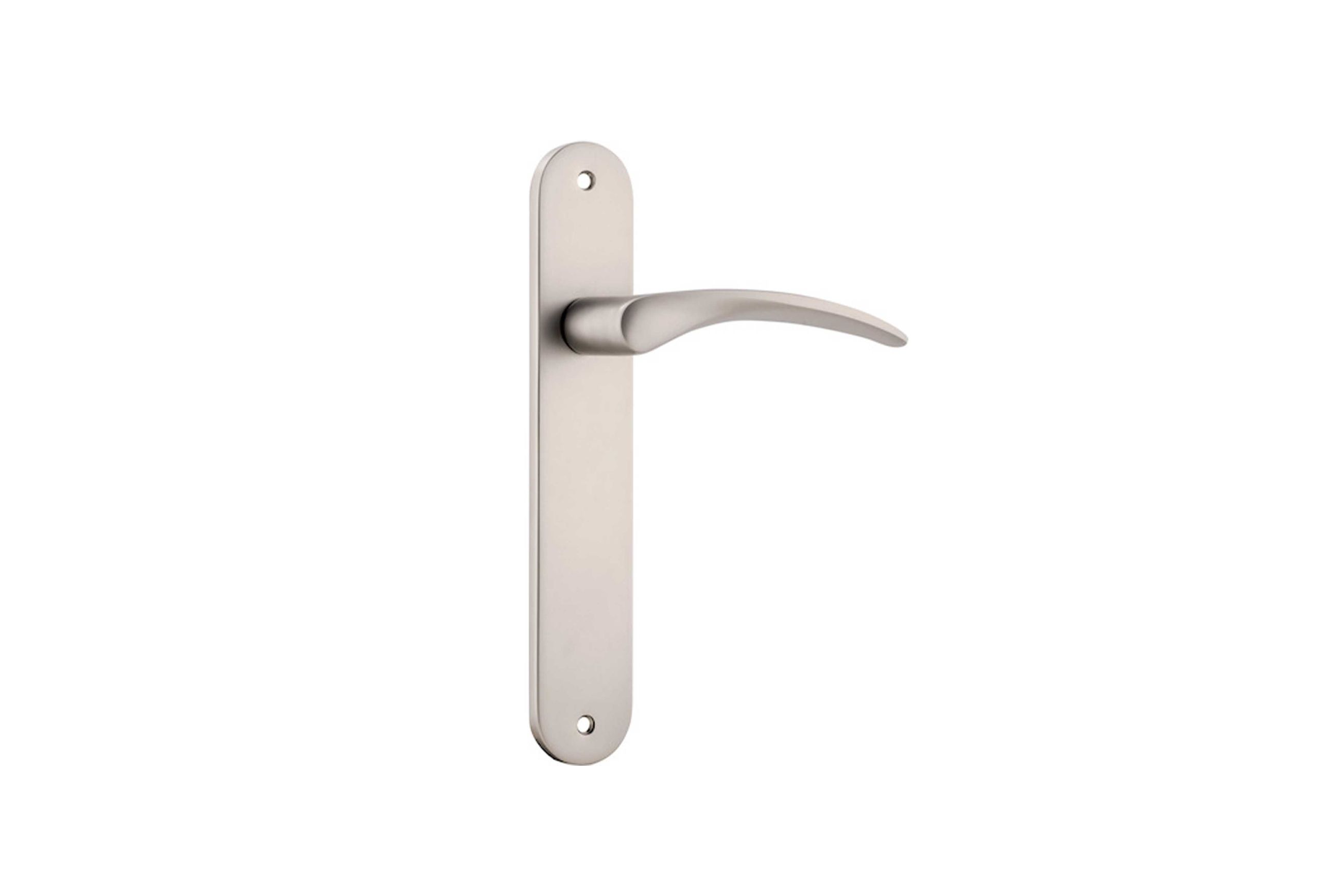 Oxford Door Lever Oval Backplate
