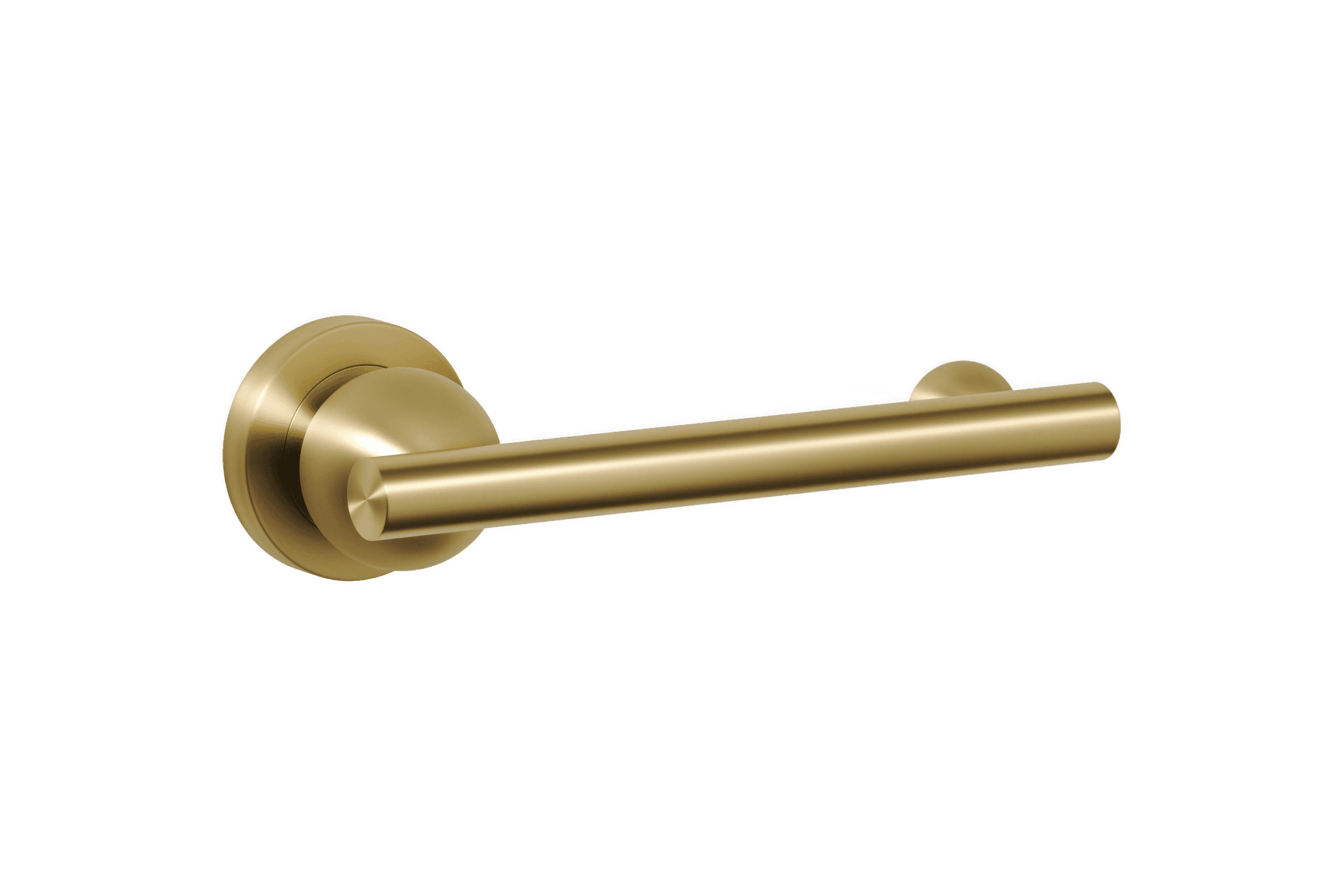 Futurismo Return Door Lever on Rose