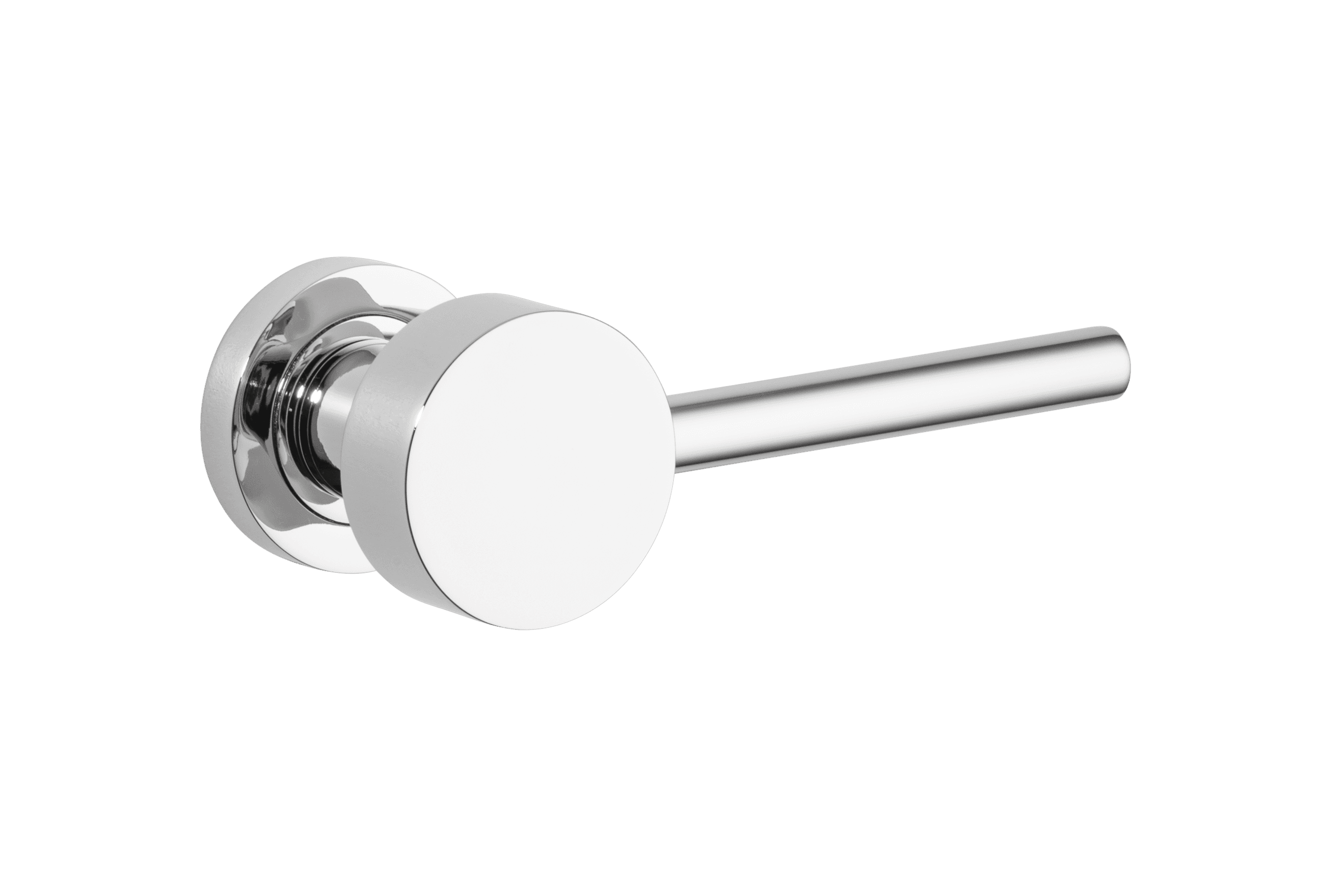 Geppetto Door Lever - Round Rose