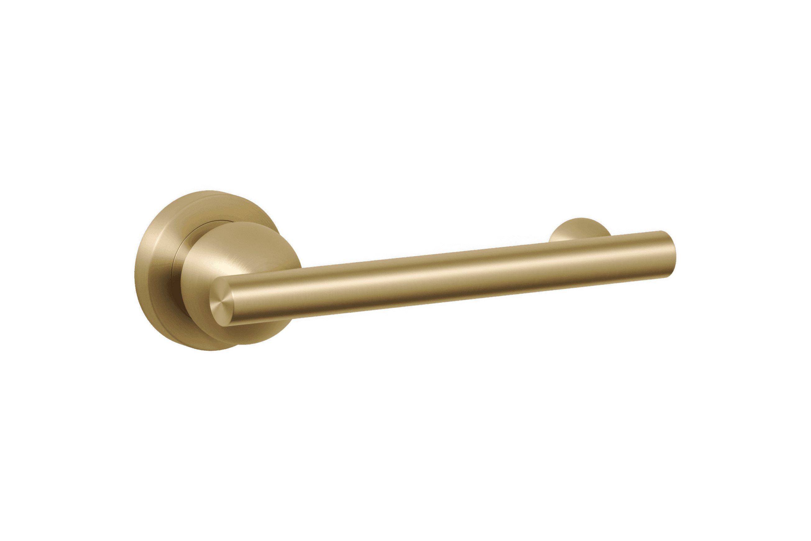 Futurismo Return Door Lever on Rose