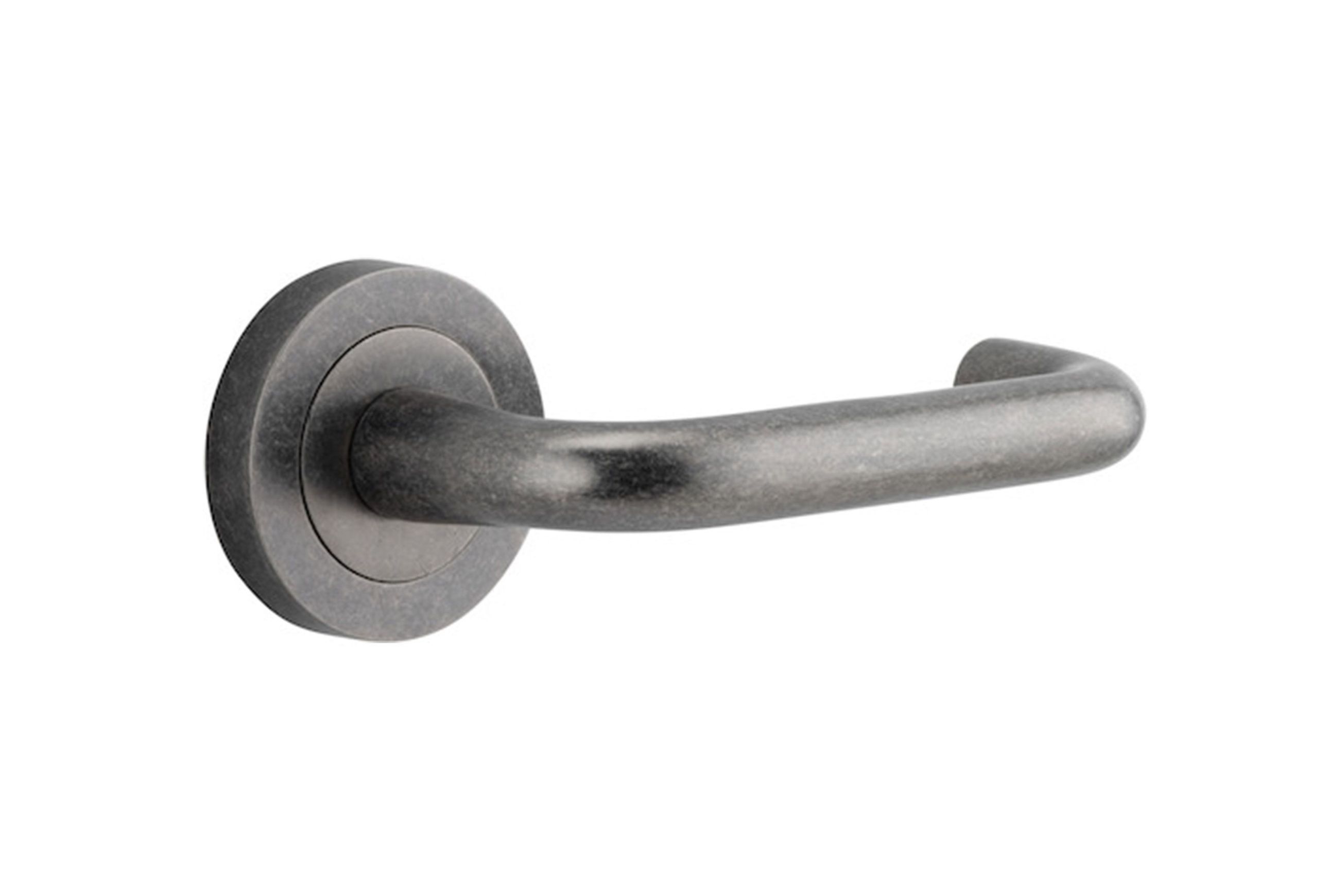 Oslo Door Lever Round Rose
