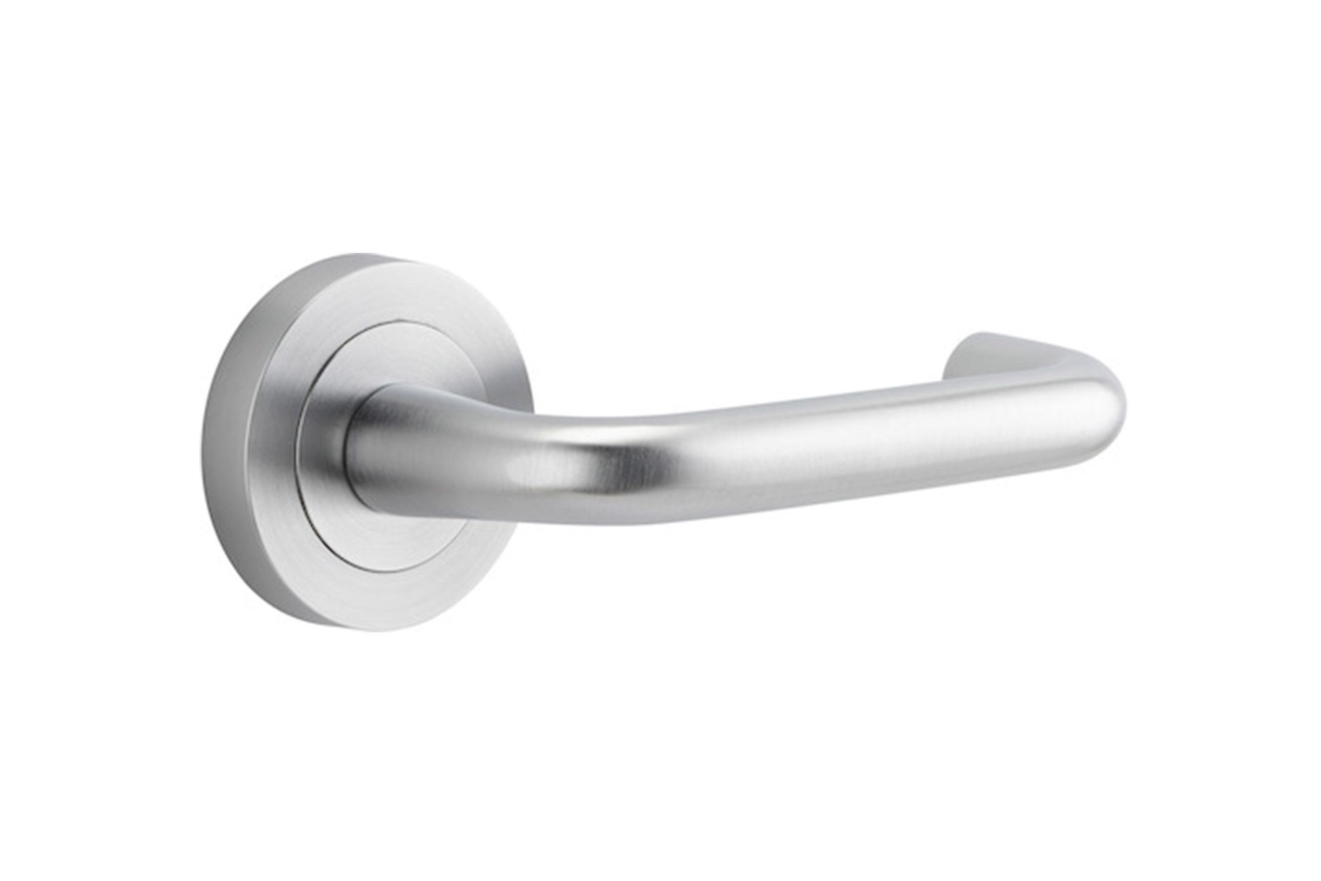Oslo Door Lever Round Rose