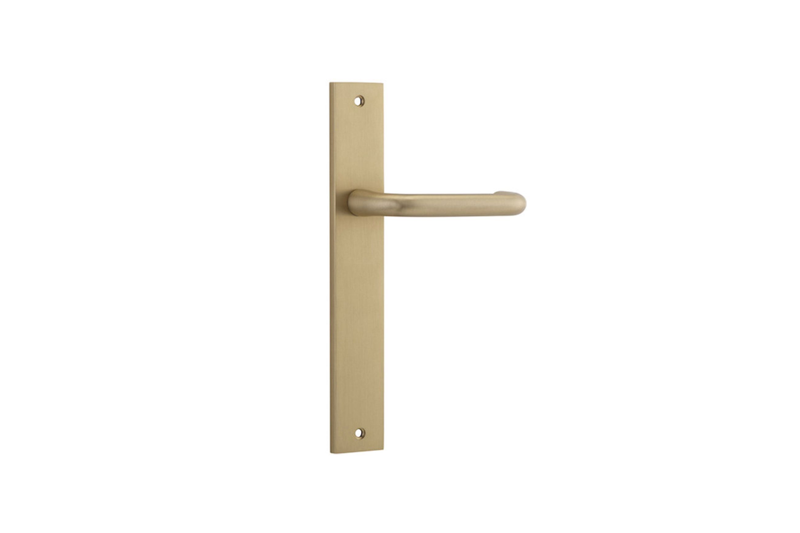Oslo Door Lever Rectangular  Backplate