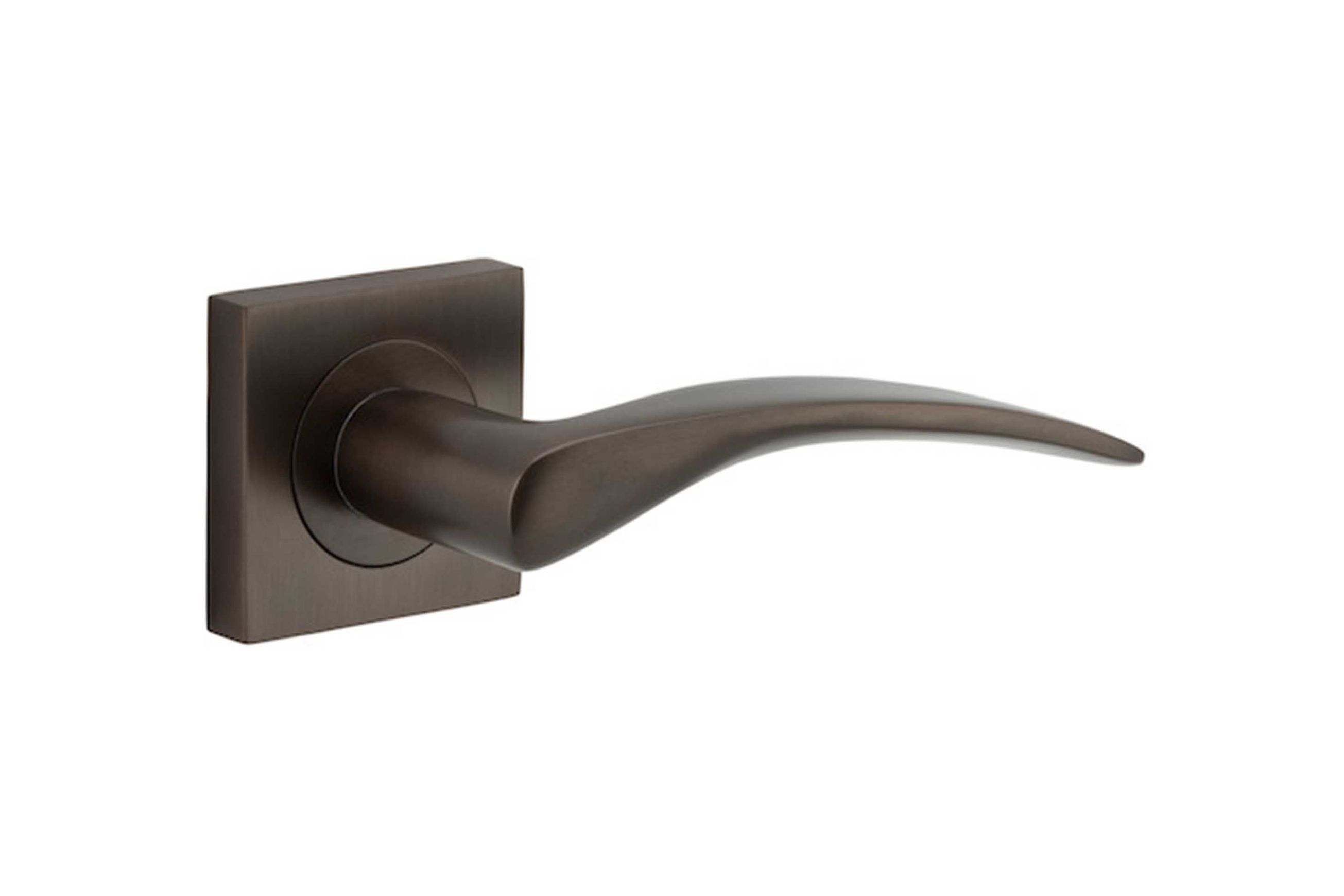 Oxford Door Lever Square Rose