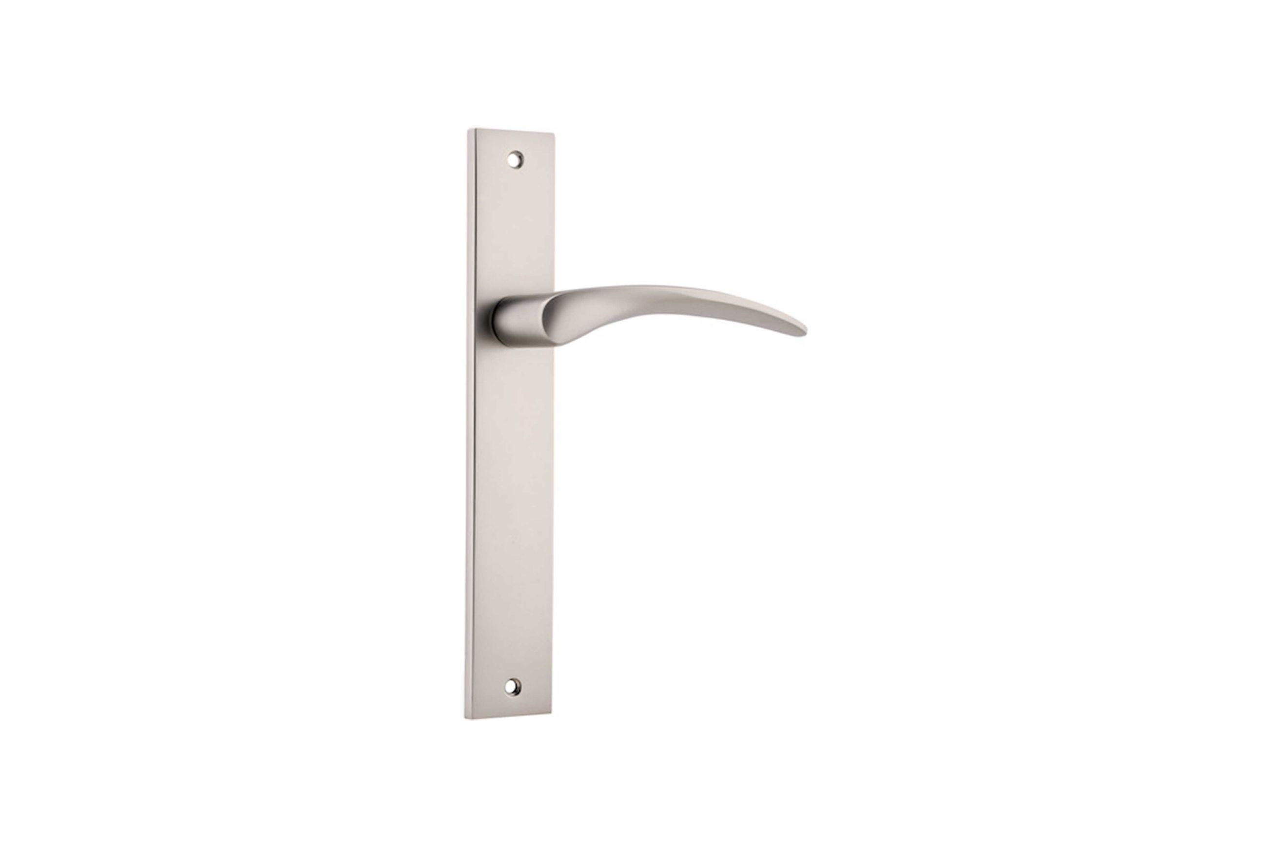 Oxford Door Lever Rectangular Backplate