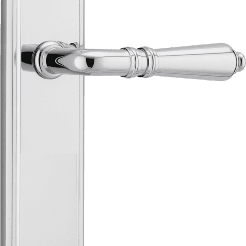 Sarlat Lever - Stepped Backplate | Polished Chrome