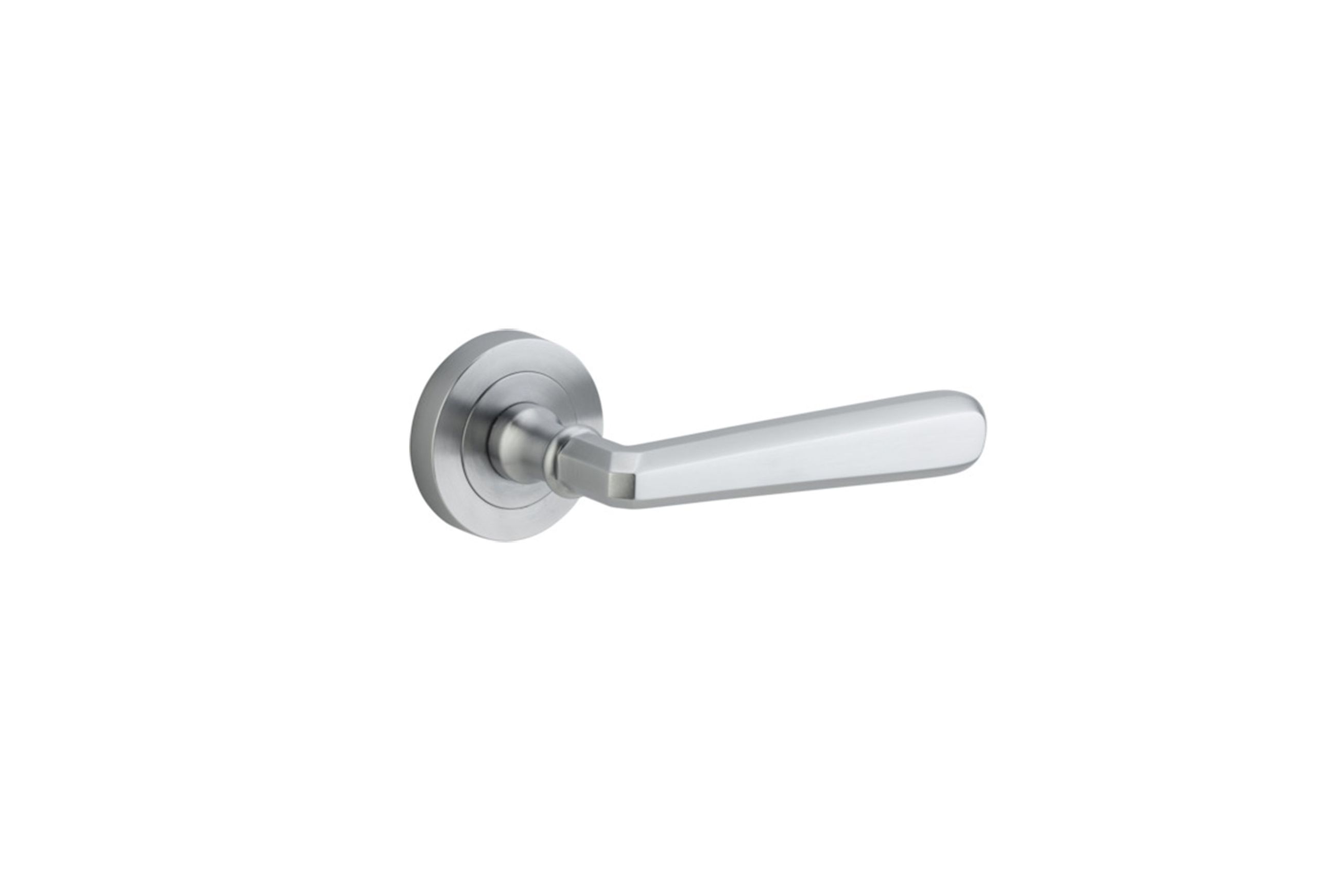 Copenhagen Door Lever Round Rose