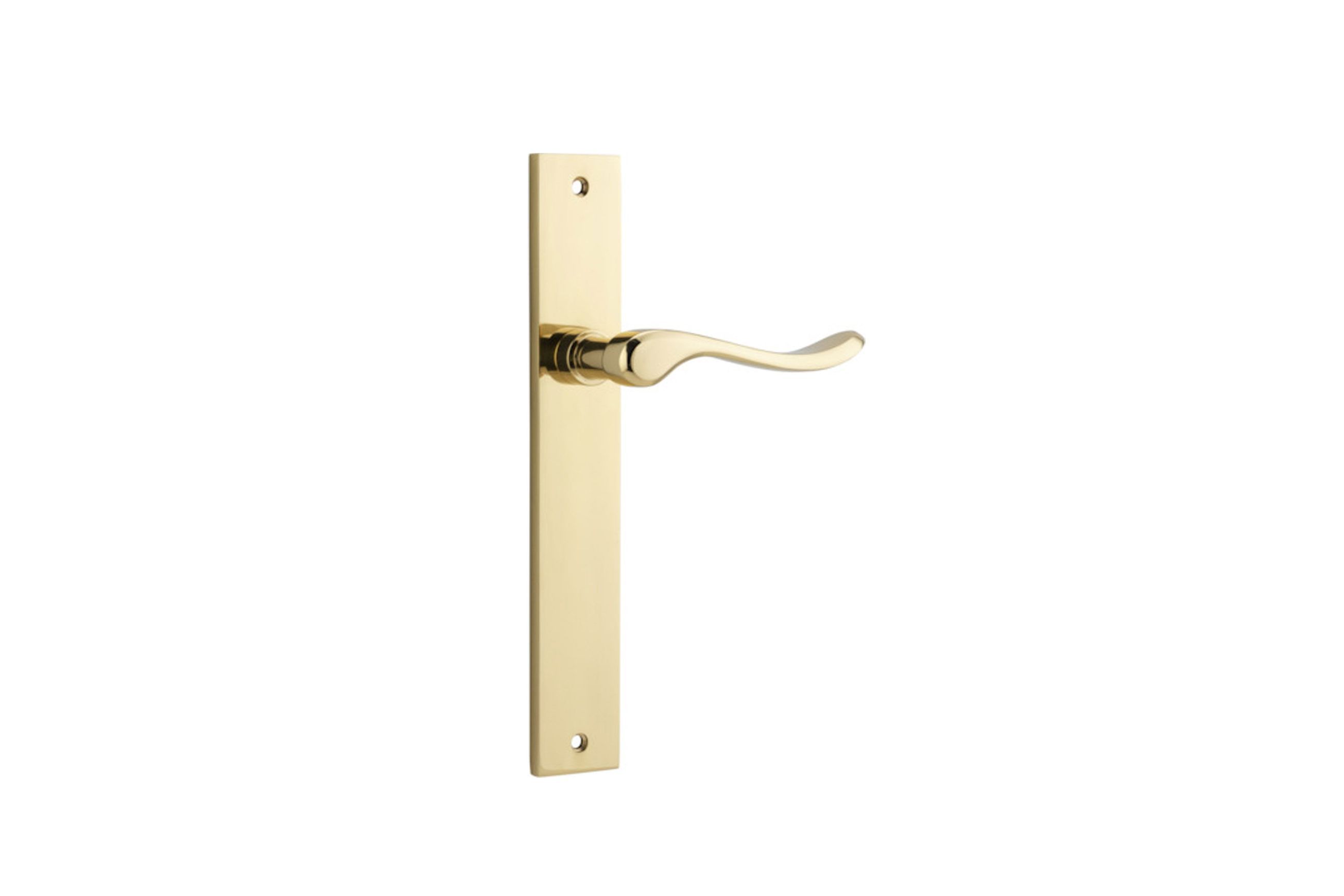 Stirling Door Lever Rectangular Backplate
