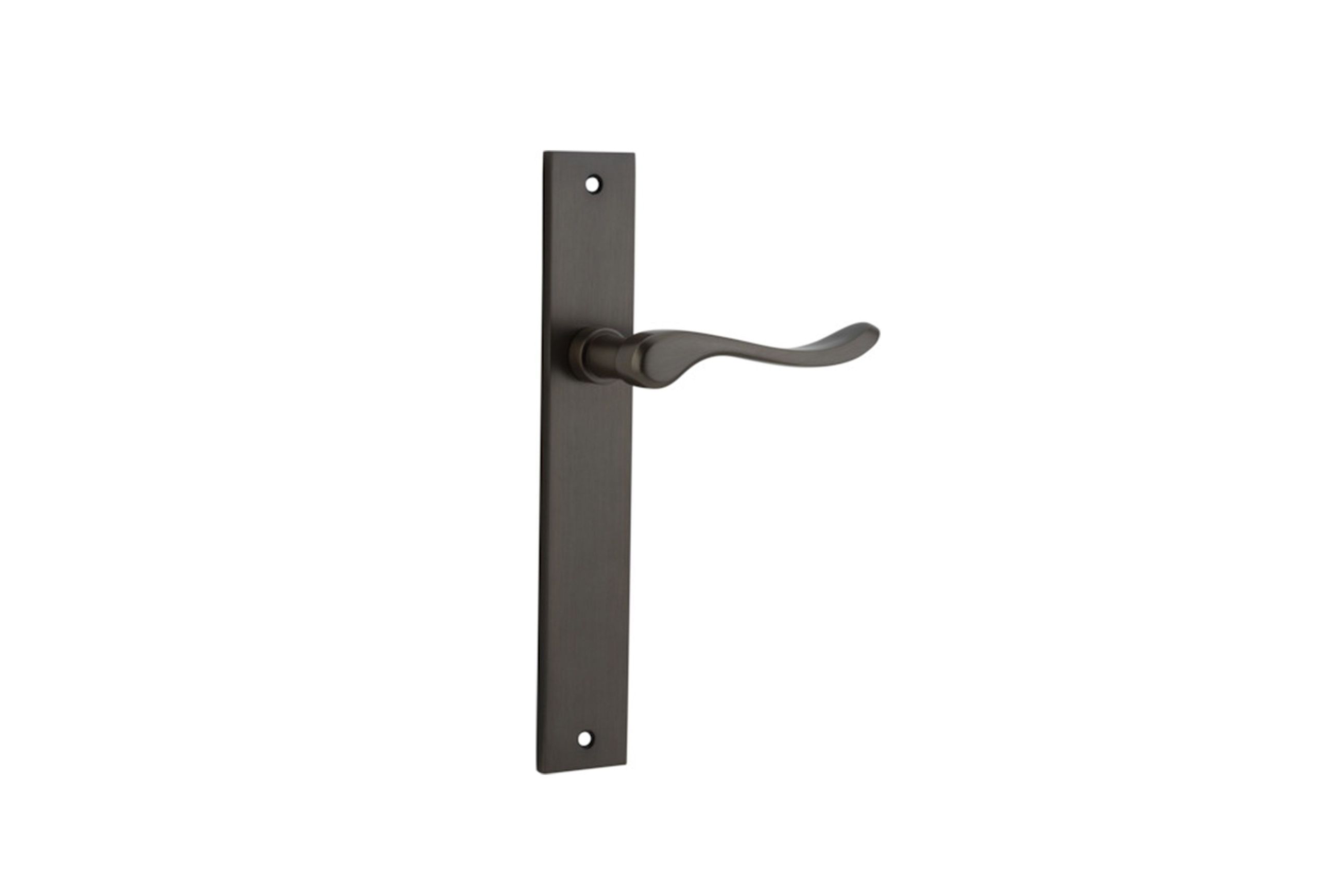 Stirling Door Lever Rectangular Backplate