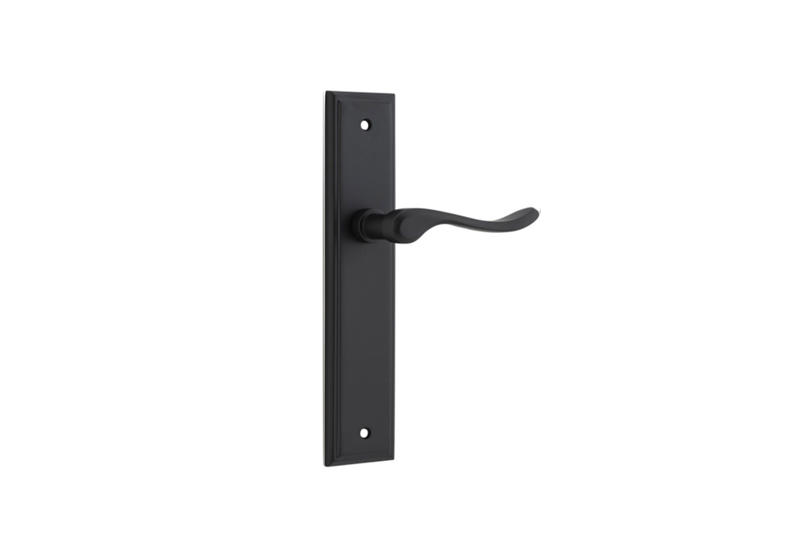 Stirling Door Lever Stepped Backplate