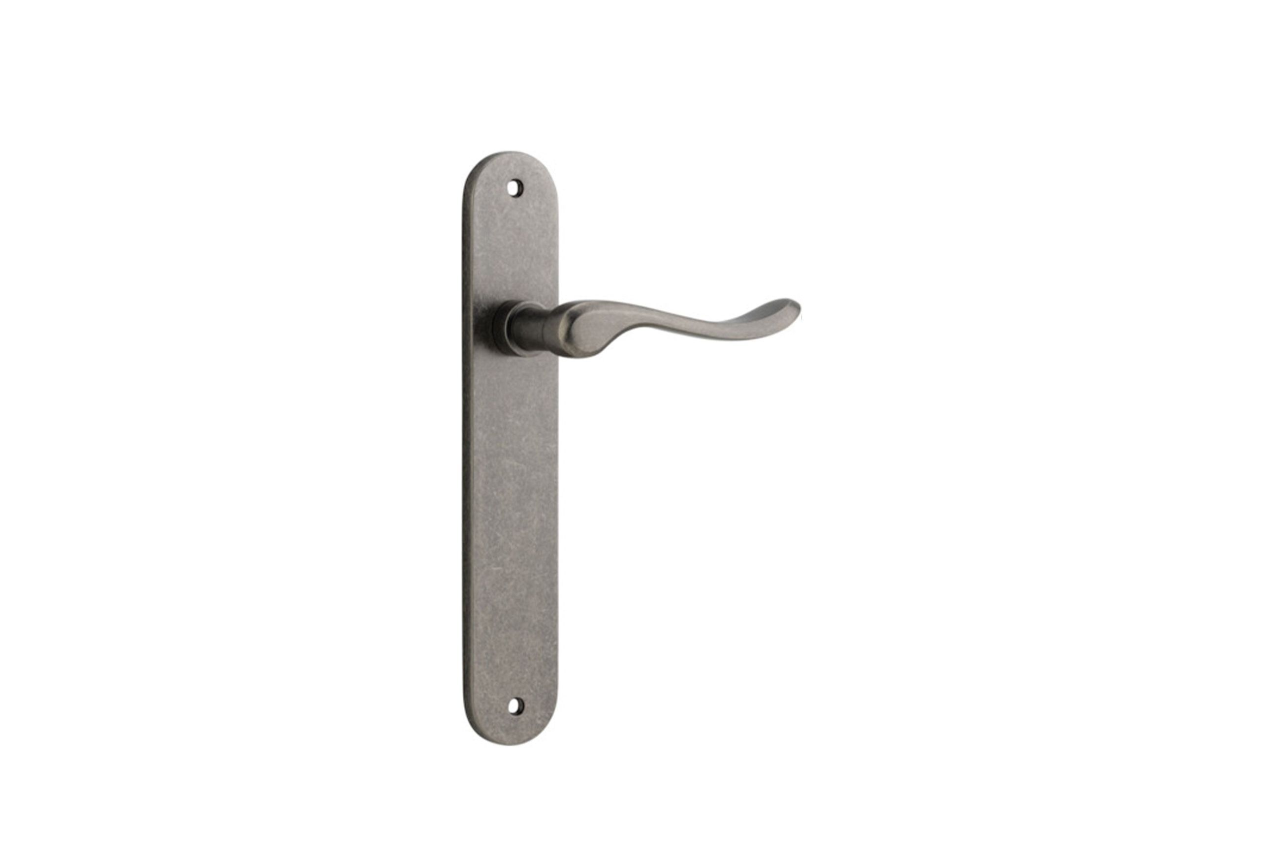 Stirling Door Lever Oval Backplate