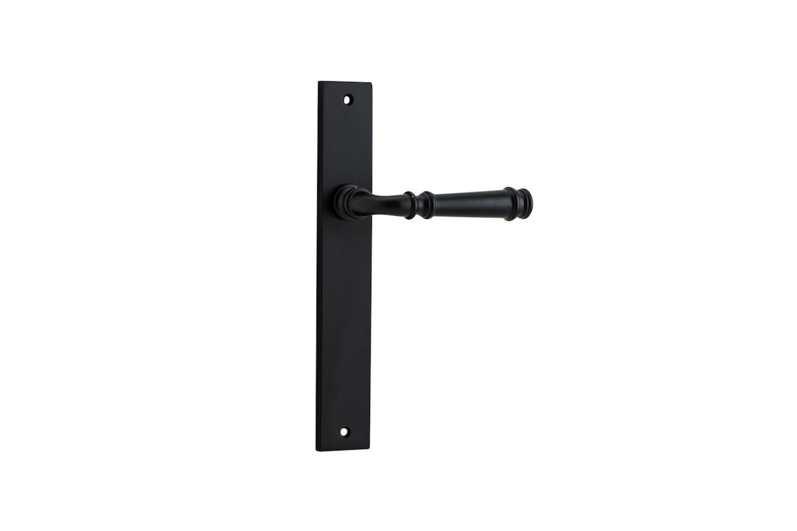 Verona Door Lever Rectangular Backplate