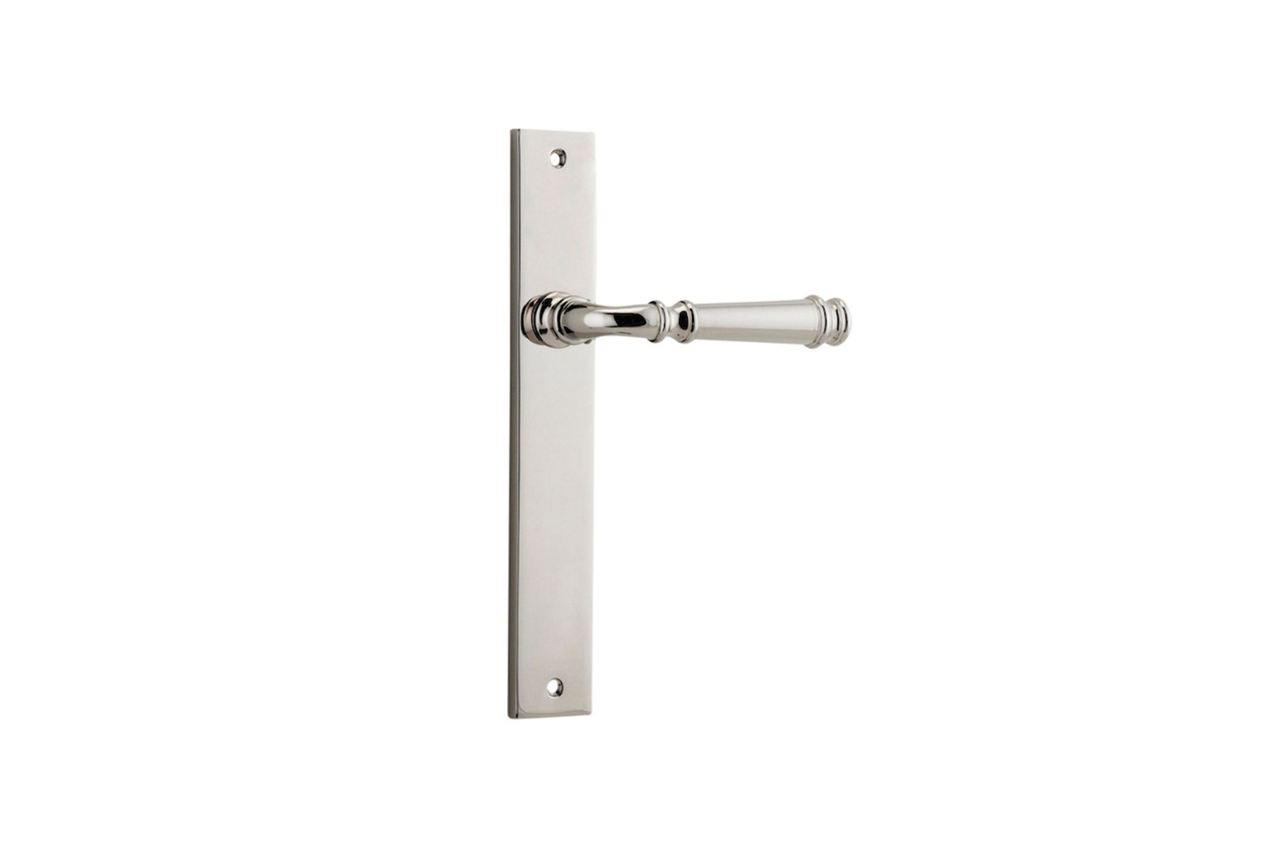 Verona Door Lever Rectangular Backplate
