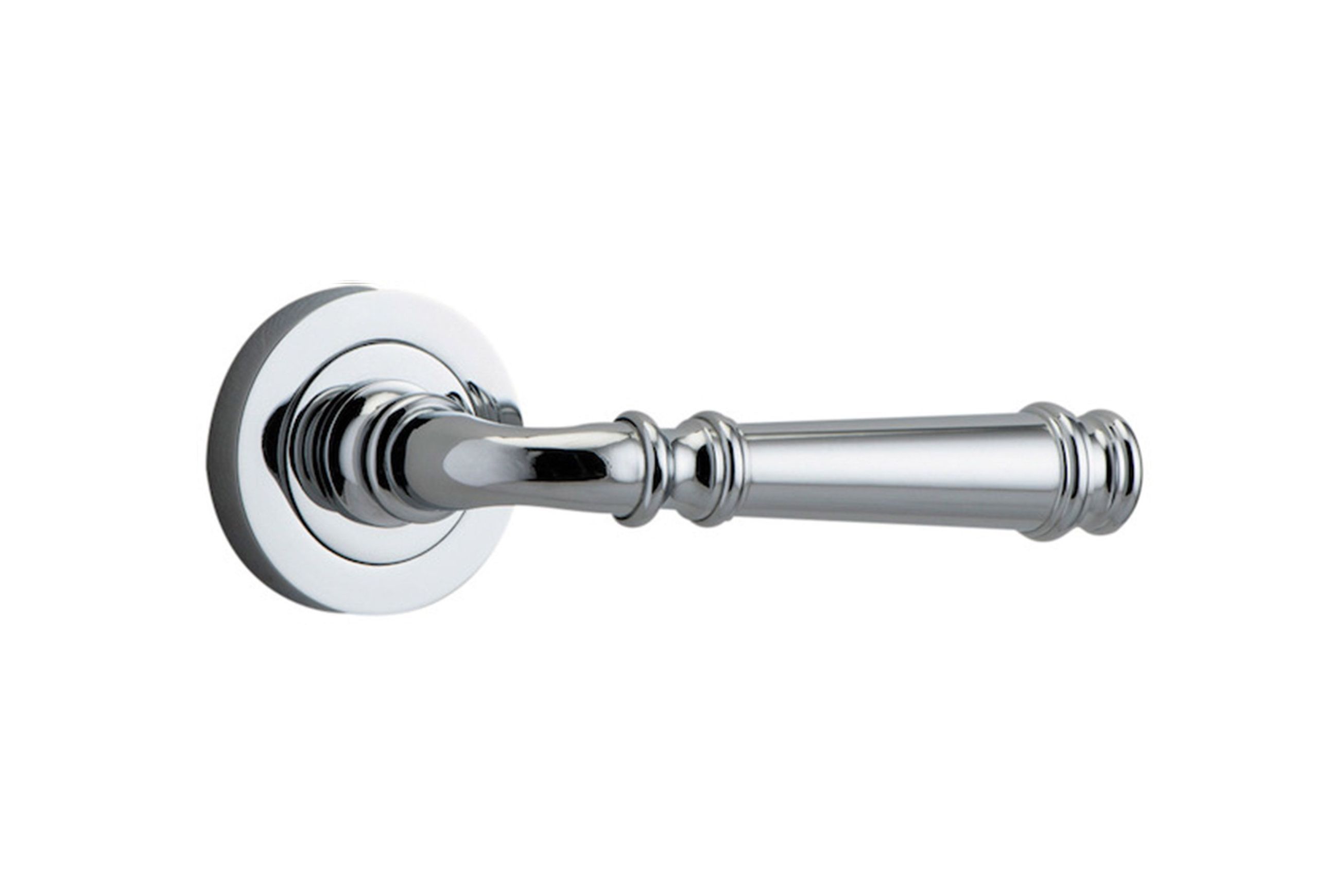 Verona Door Lever Round Rose