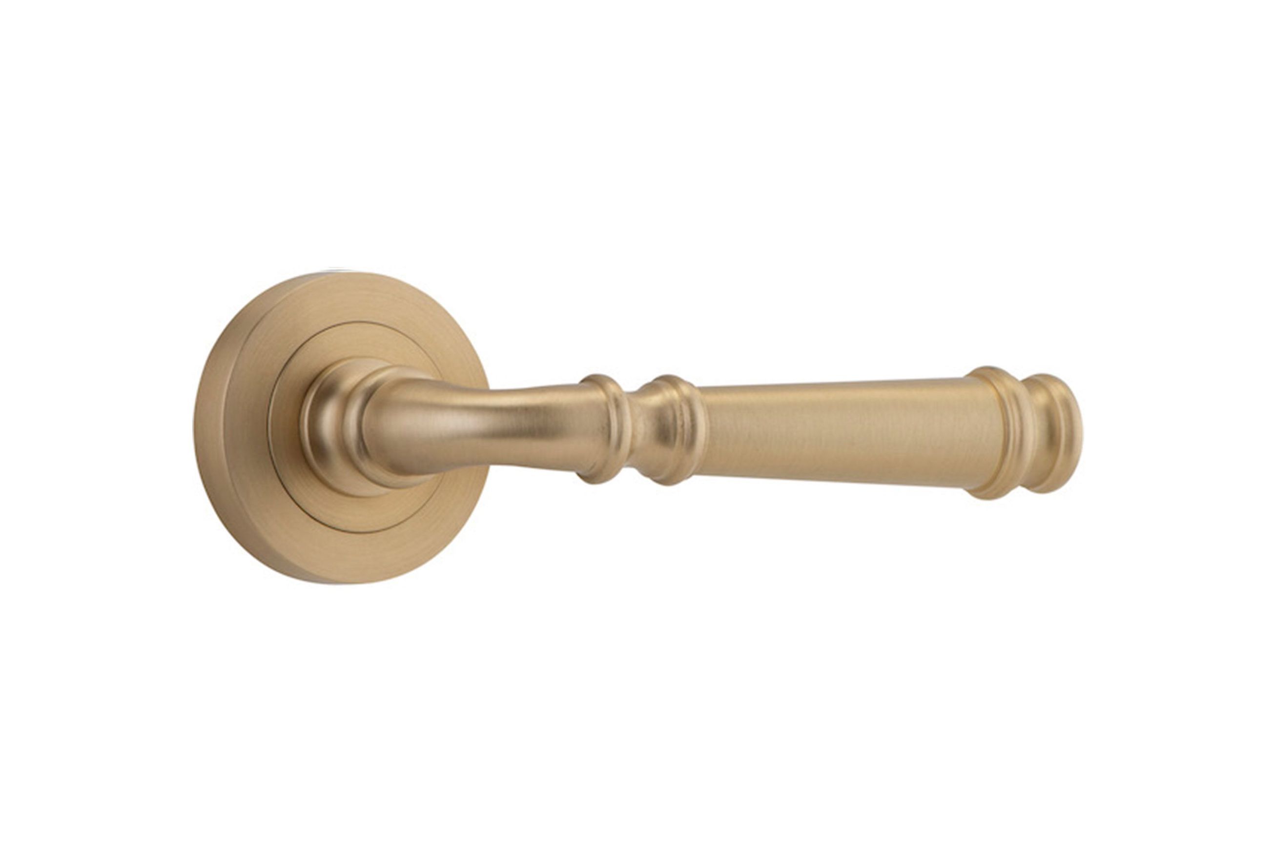 Verona Door Lever Round Rose