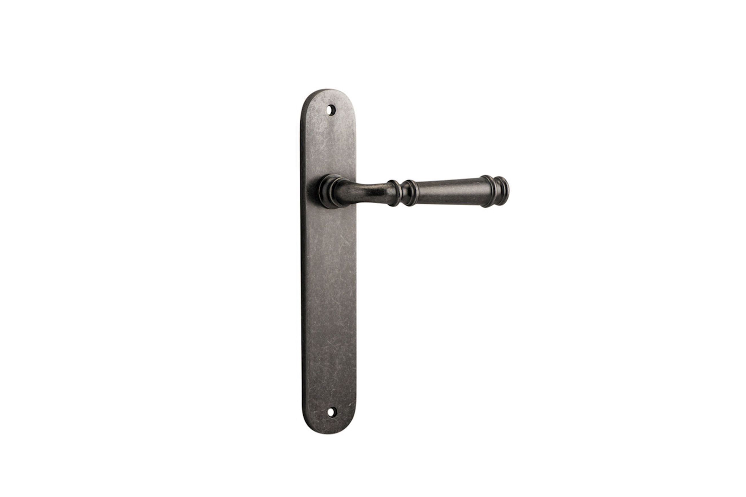 Verona Door Lever Oval Backplate