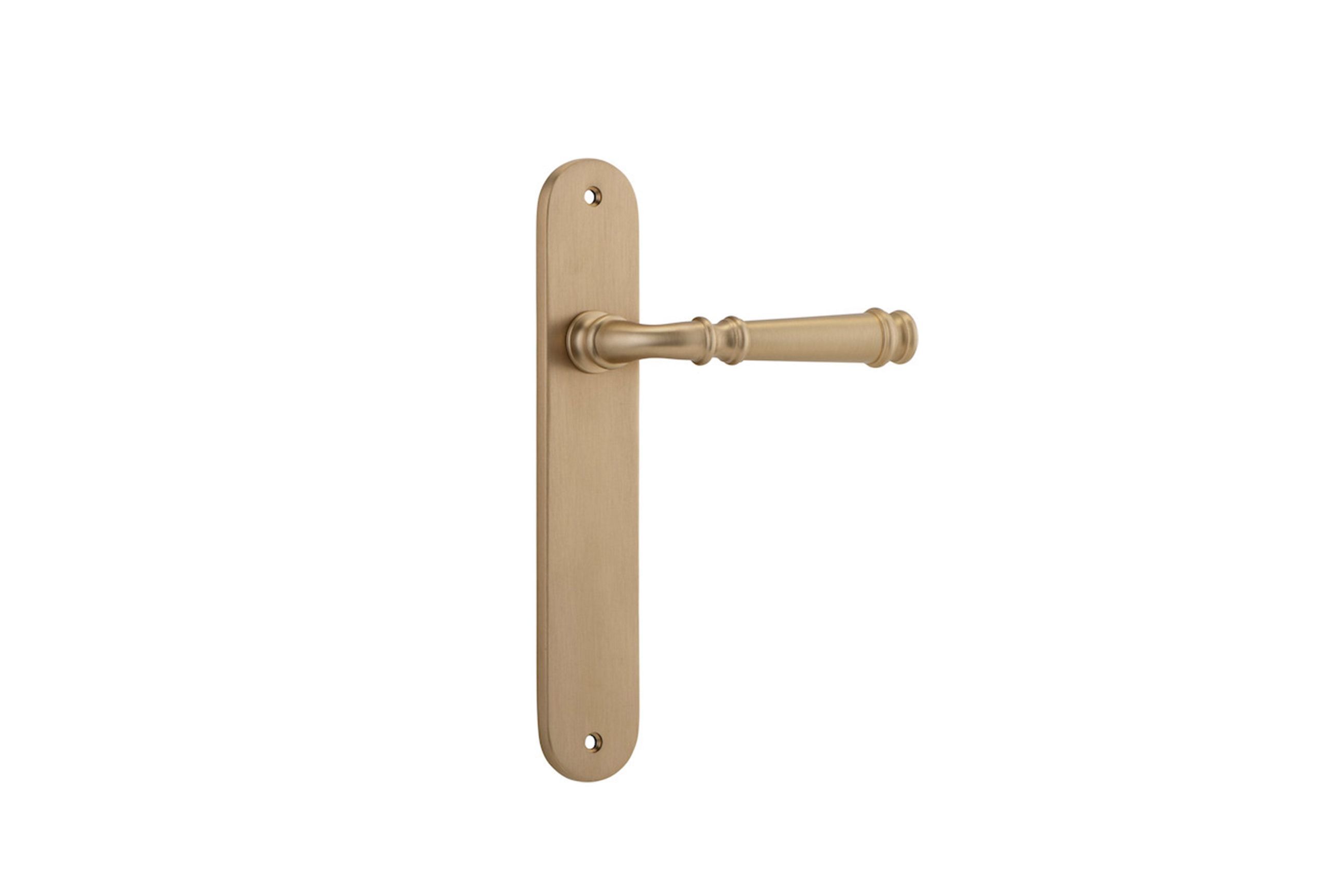 Verona Door Lever Oval Backplate