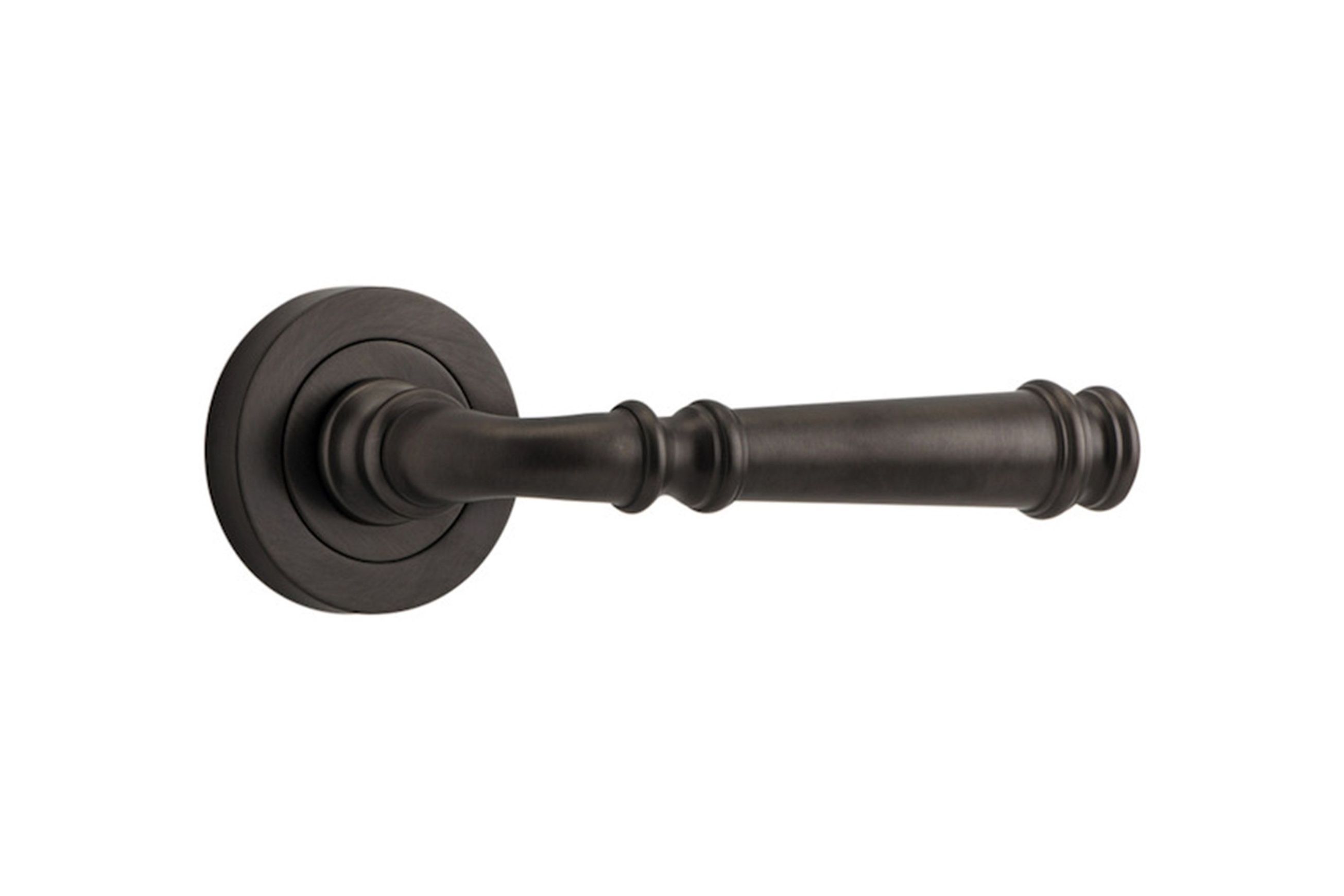 Verona Door Lever Round Rose
