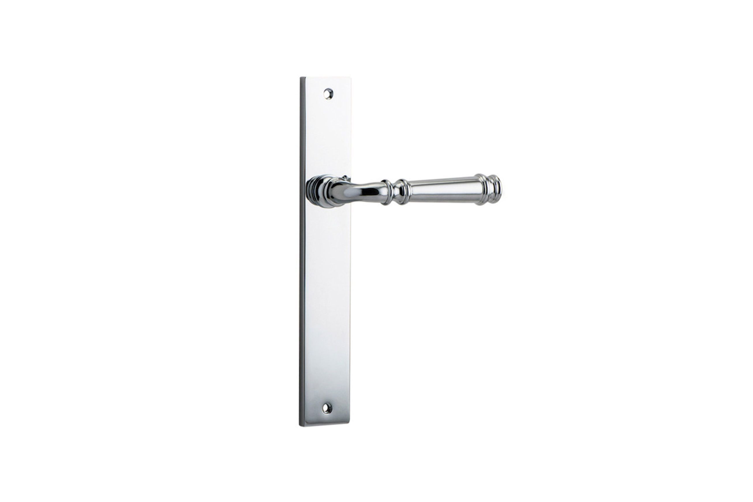 Verona Door Lever Rectangular Backplate