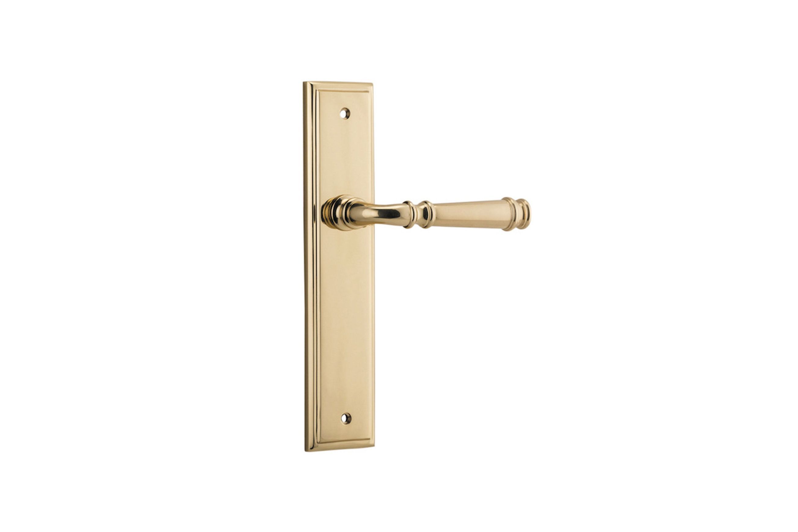 Verona Door Lever Stepped Backplate