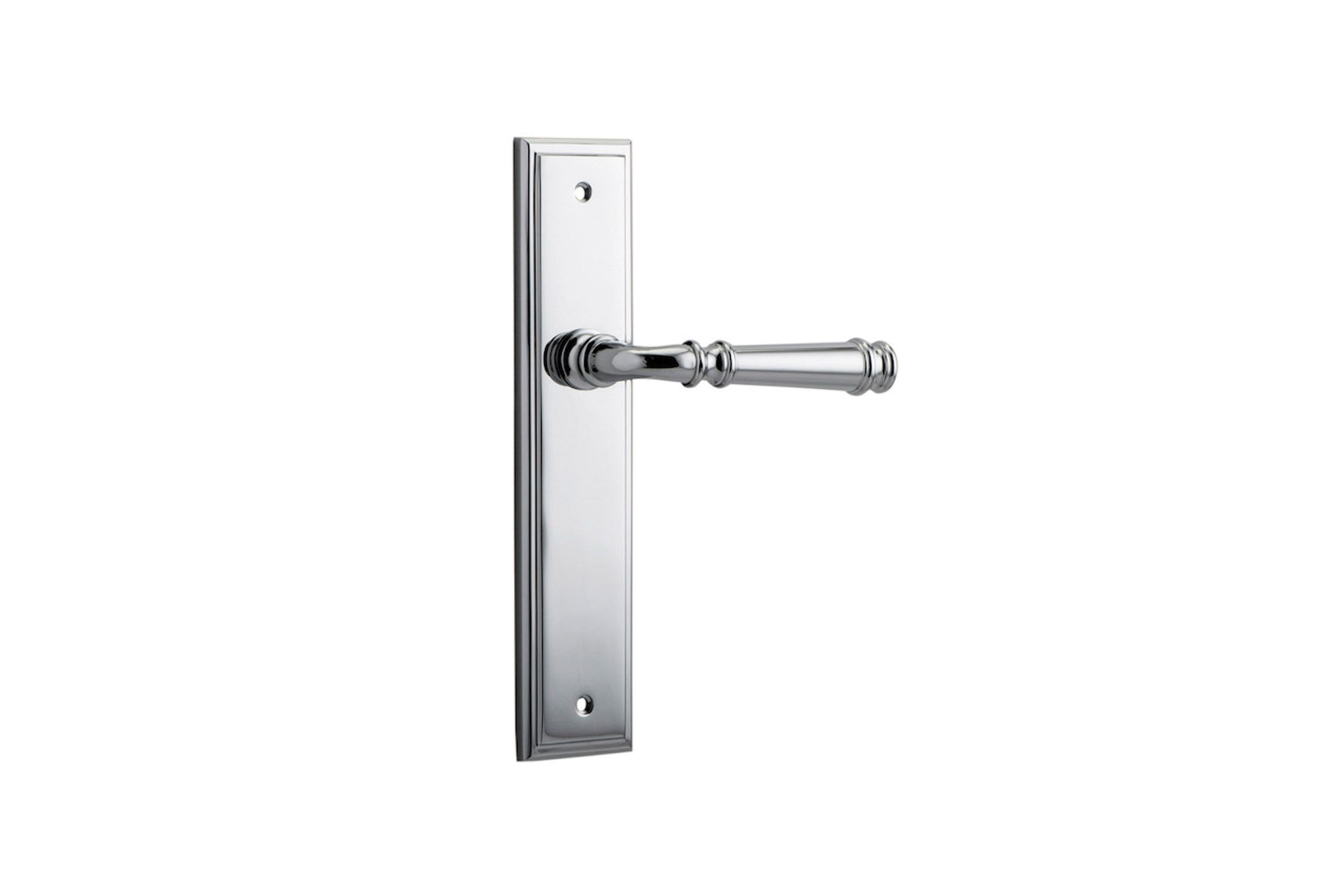 Verona Door Lever Stepped Backplate