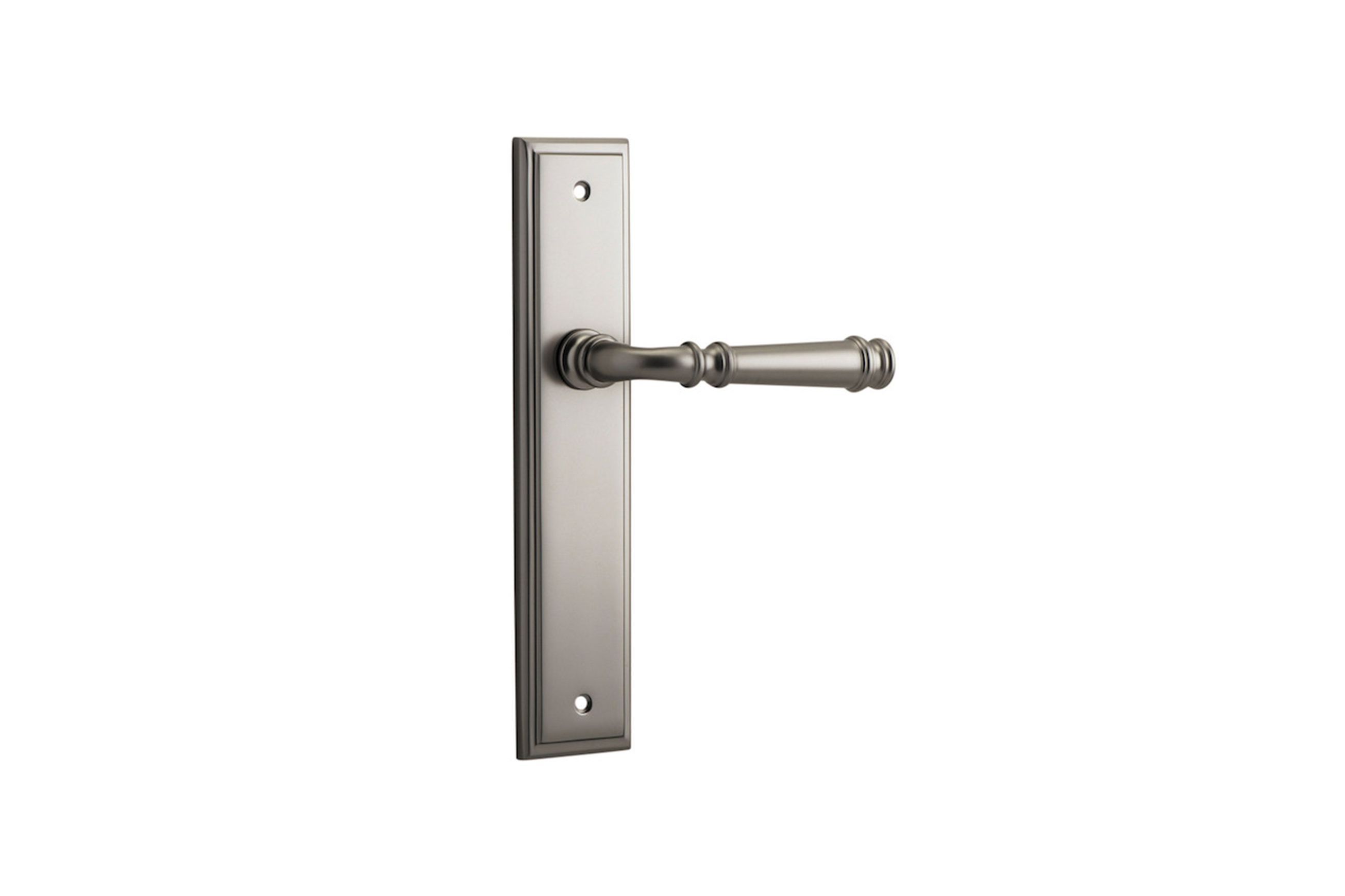 Verona Door Lever Stepped Backplate