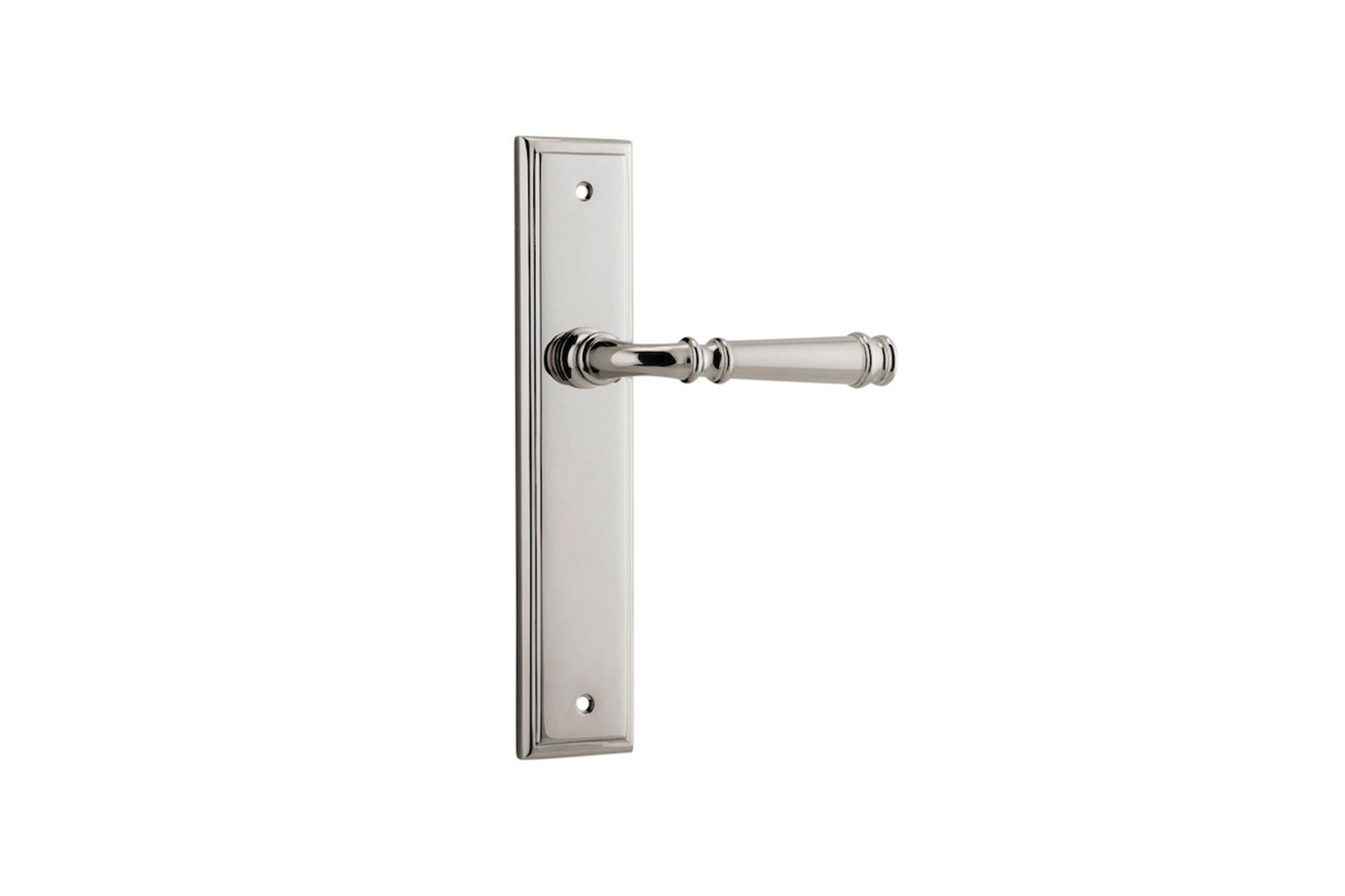 Verona Door Lever Stepped Backplate