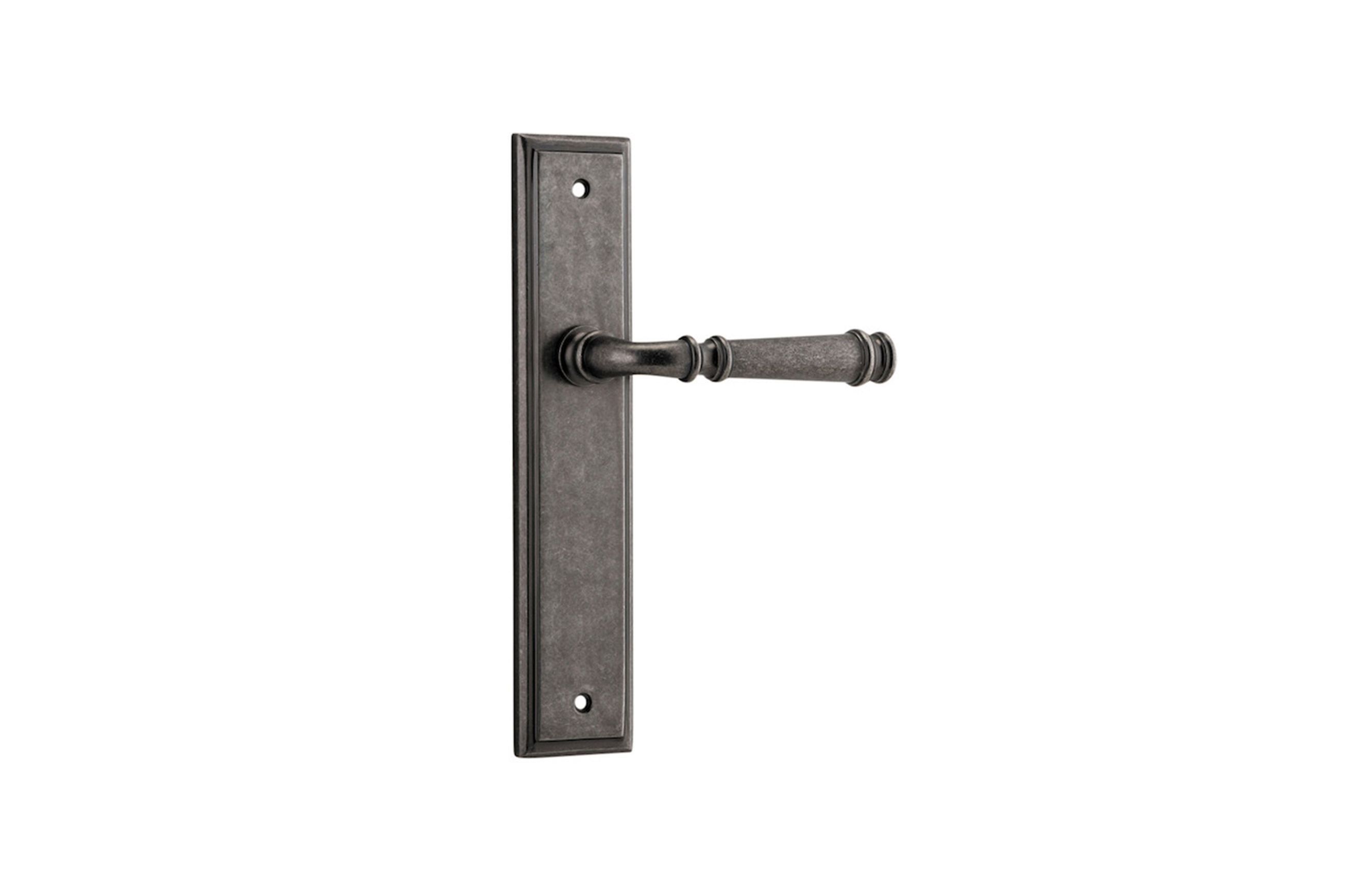 Verona Door Lever Stepped Backplate