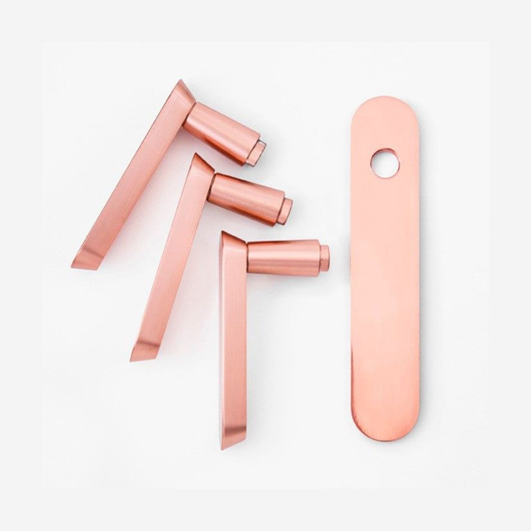 Audrey Lever Handle on Rose