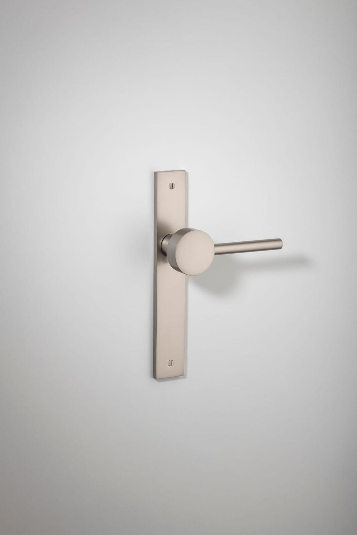 Geppetto Door Lever - Rectangular Backplate