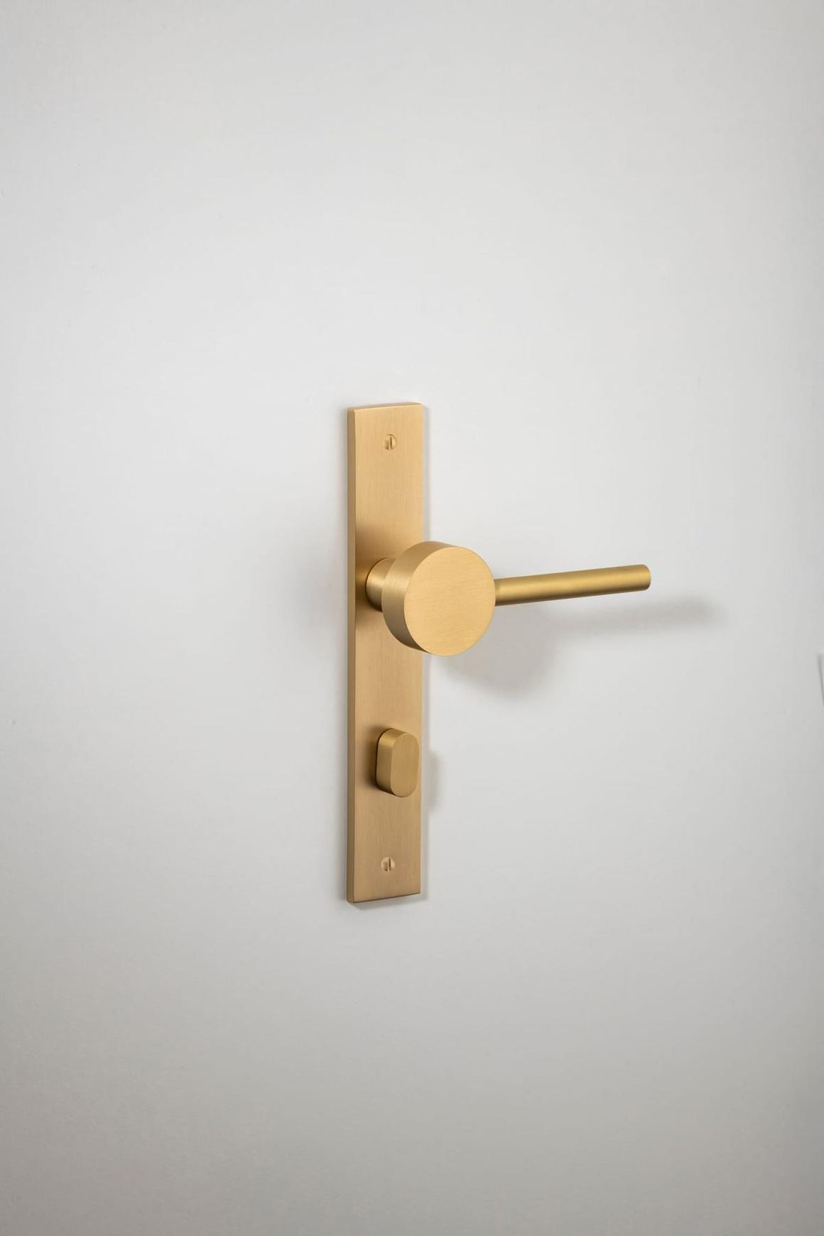 Geppetto Door Lever - Rectangular Backplate